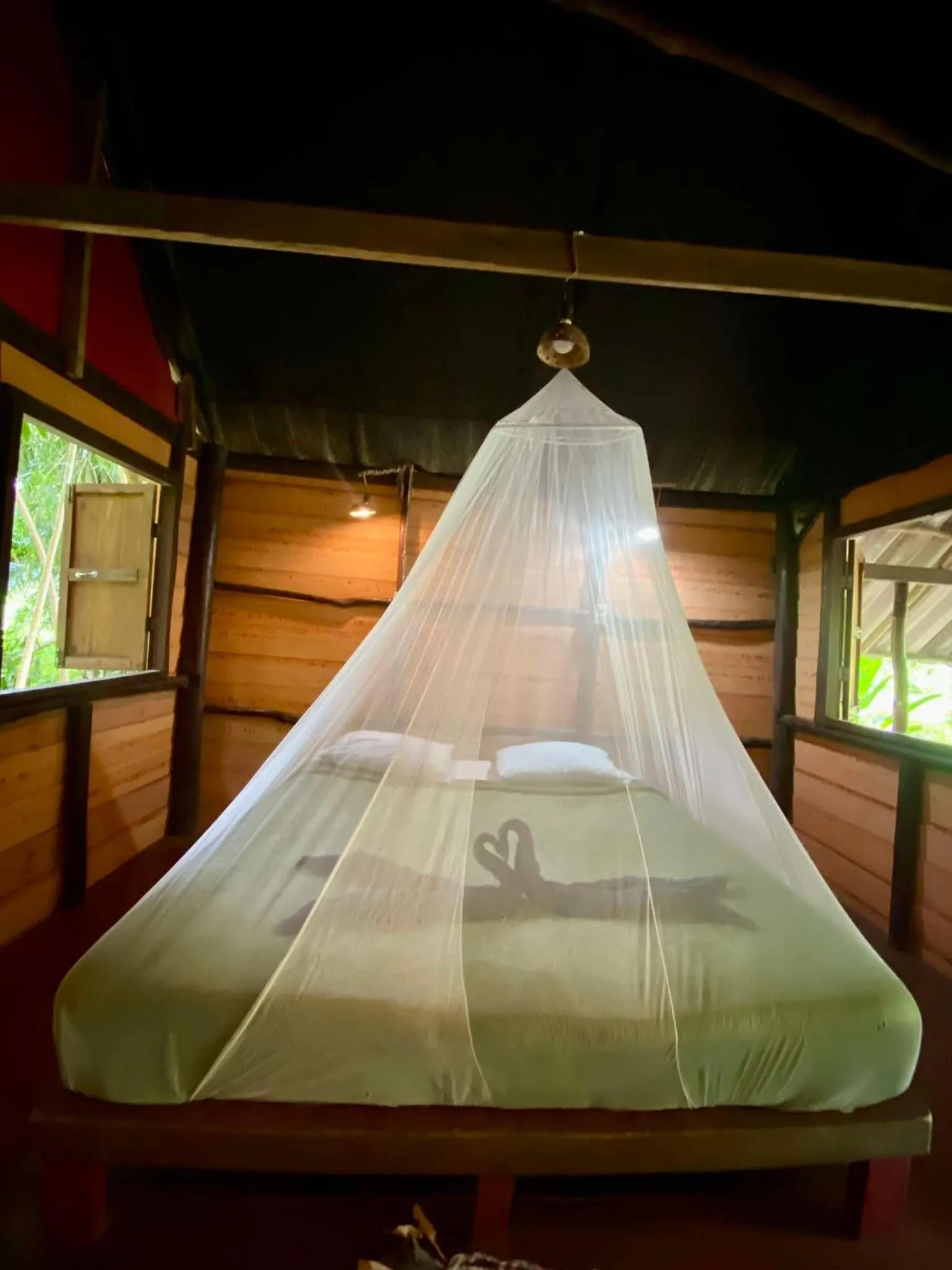 Bed in Khao Sok Green Mountain View