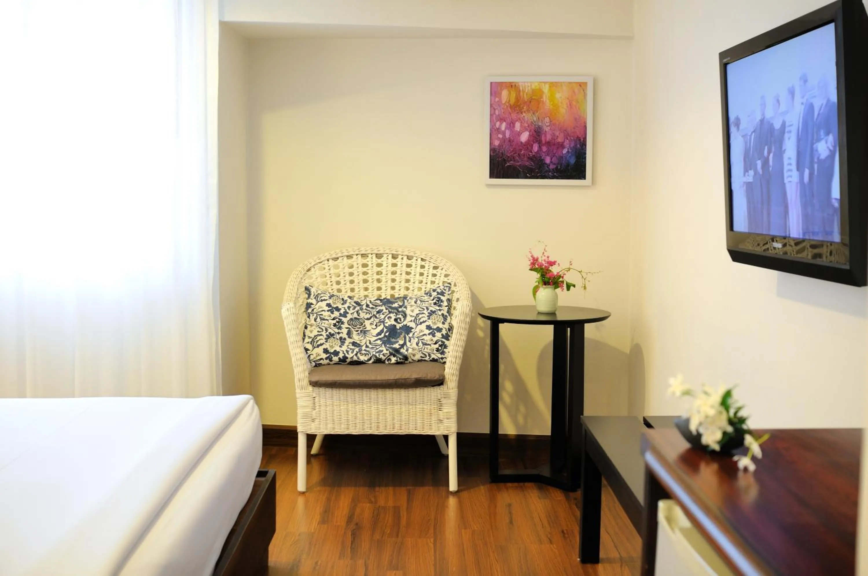 TV and multimedia, Bed in Kasemsarn Hotel Chanthaburi