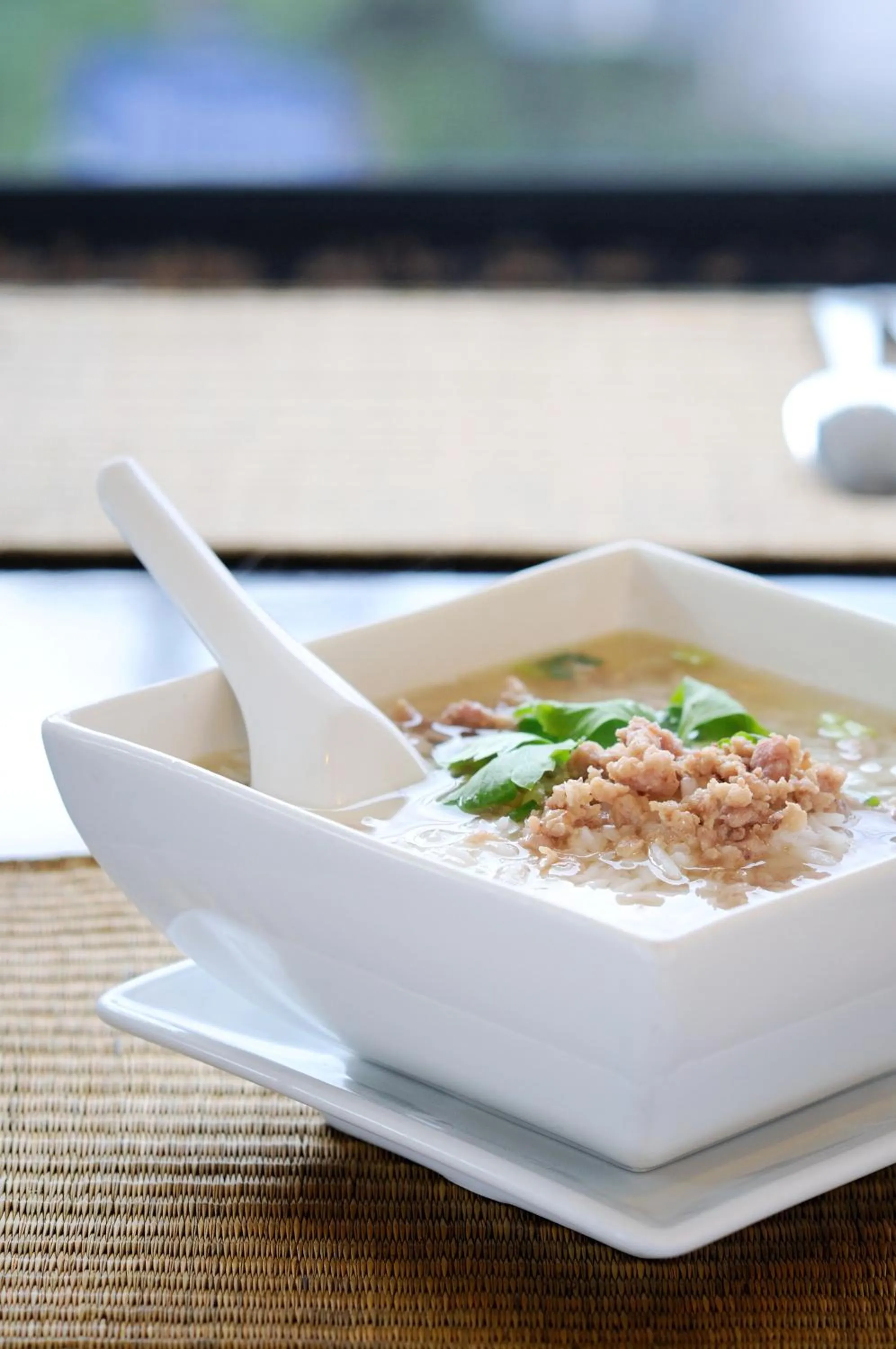 Asian breakfast in Kasemsarn Hotel Chanthaburi