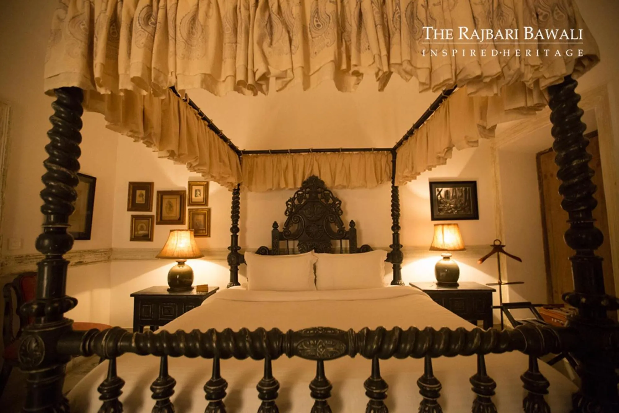Bed in The Rajbari Bawali