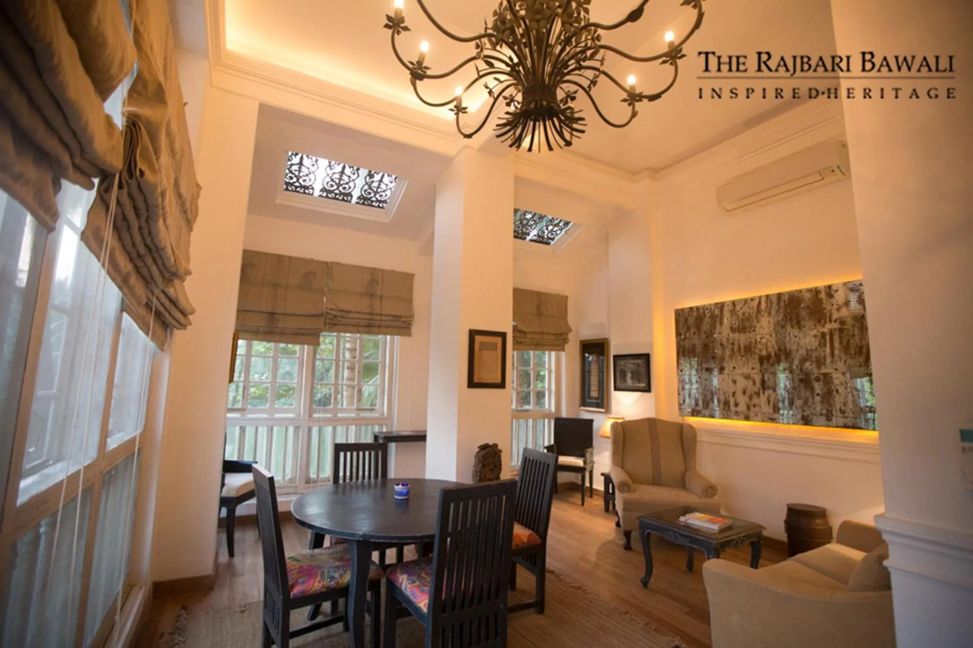 Seating area in The Rajbari Bawali