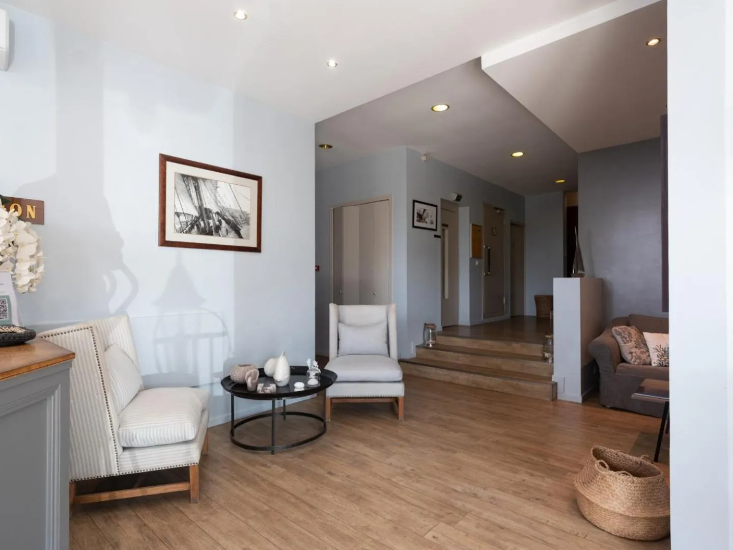 Lobby or reception in Hotel Santa Maria