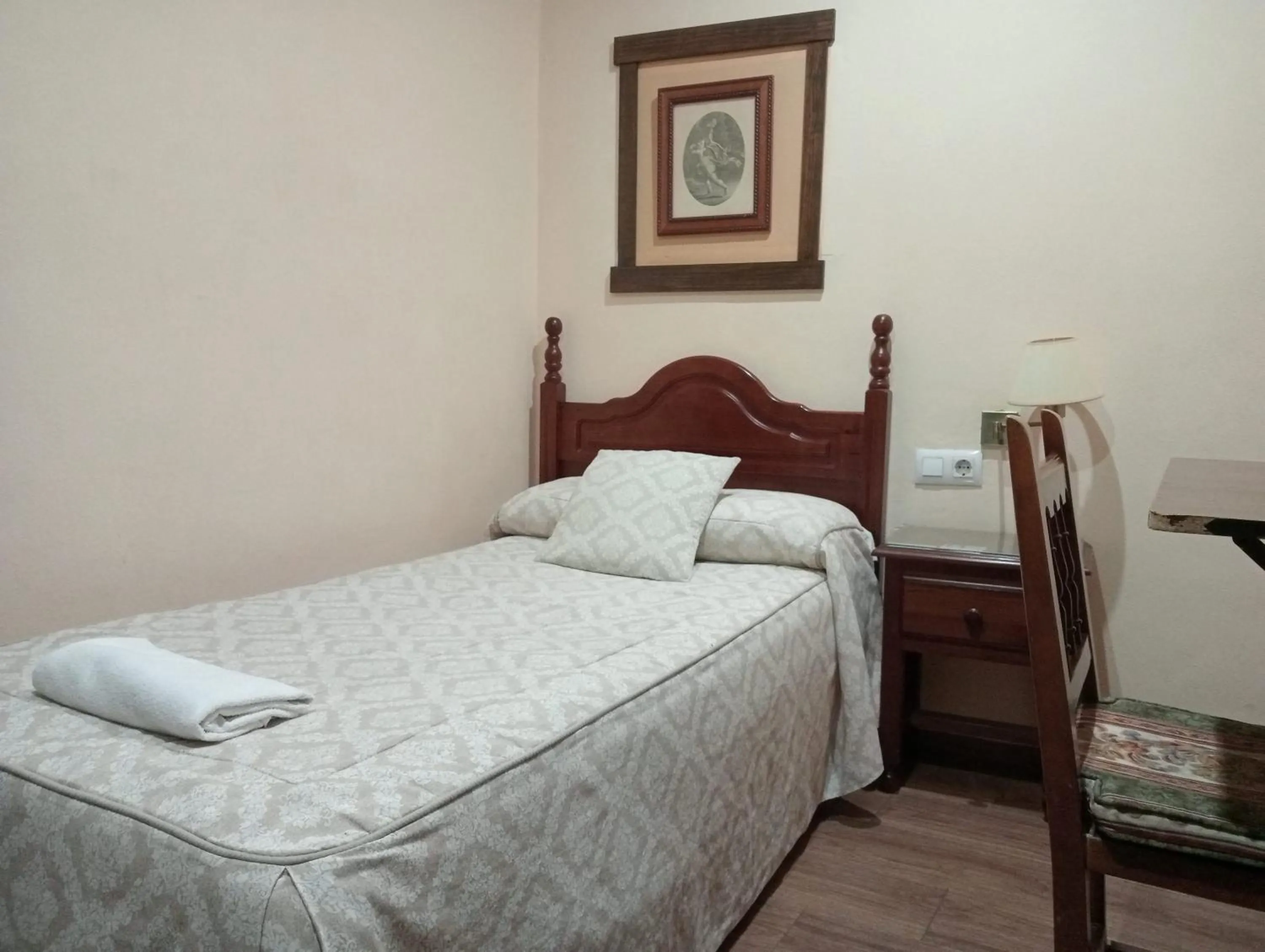 Bed in Hostal Rocio