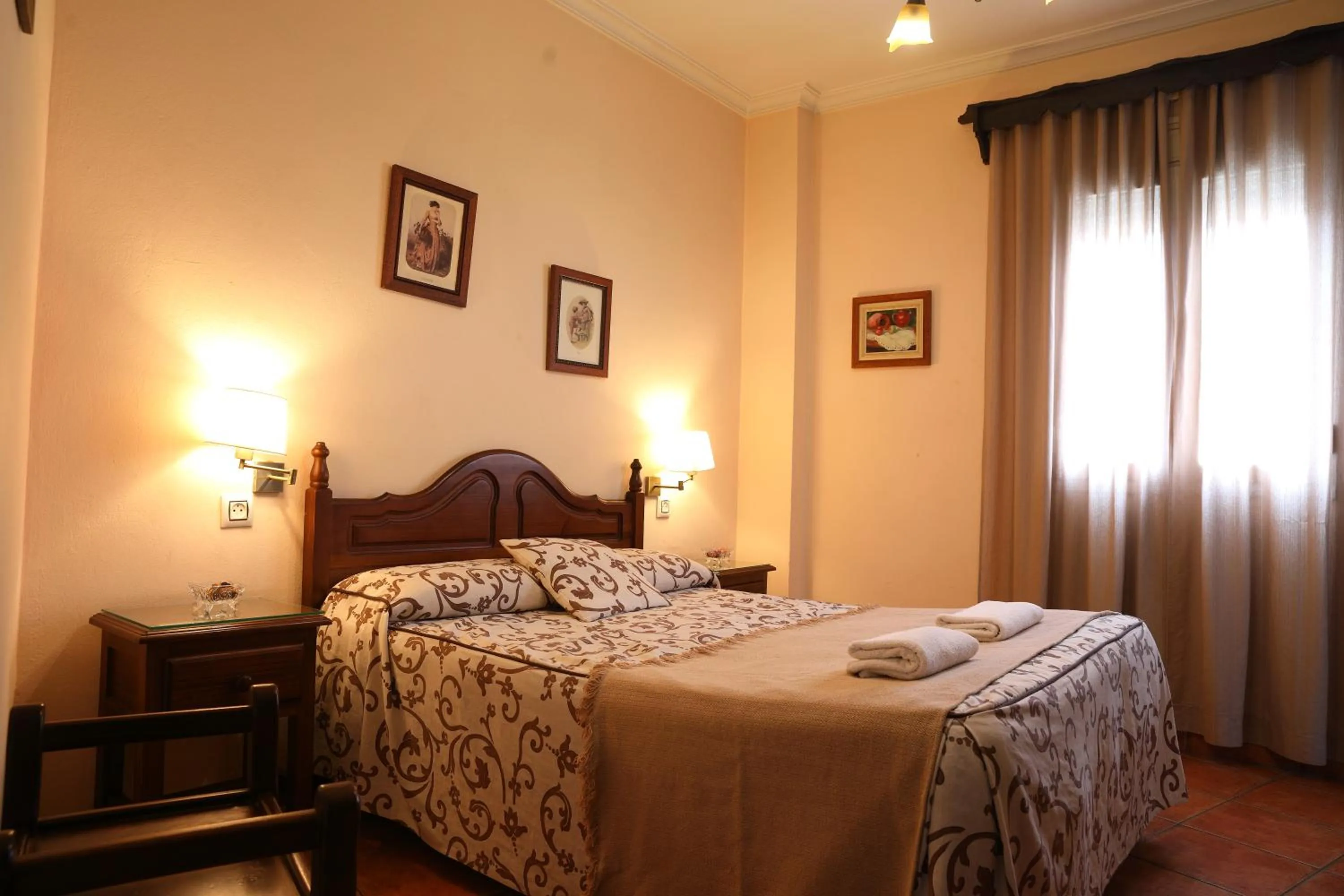 Bed in Hostal Rocio