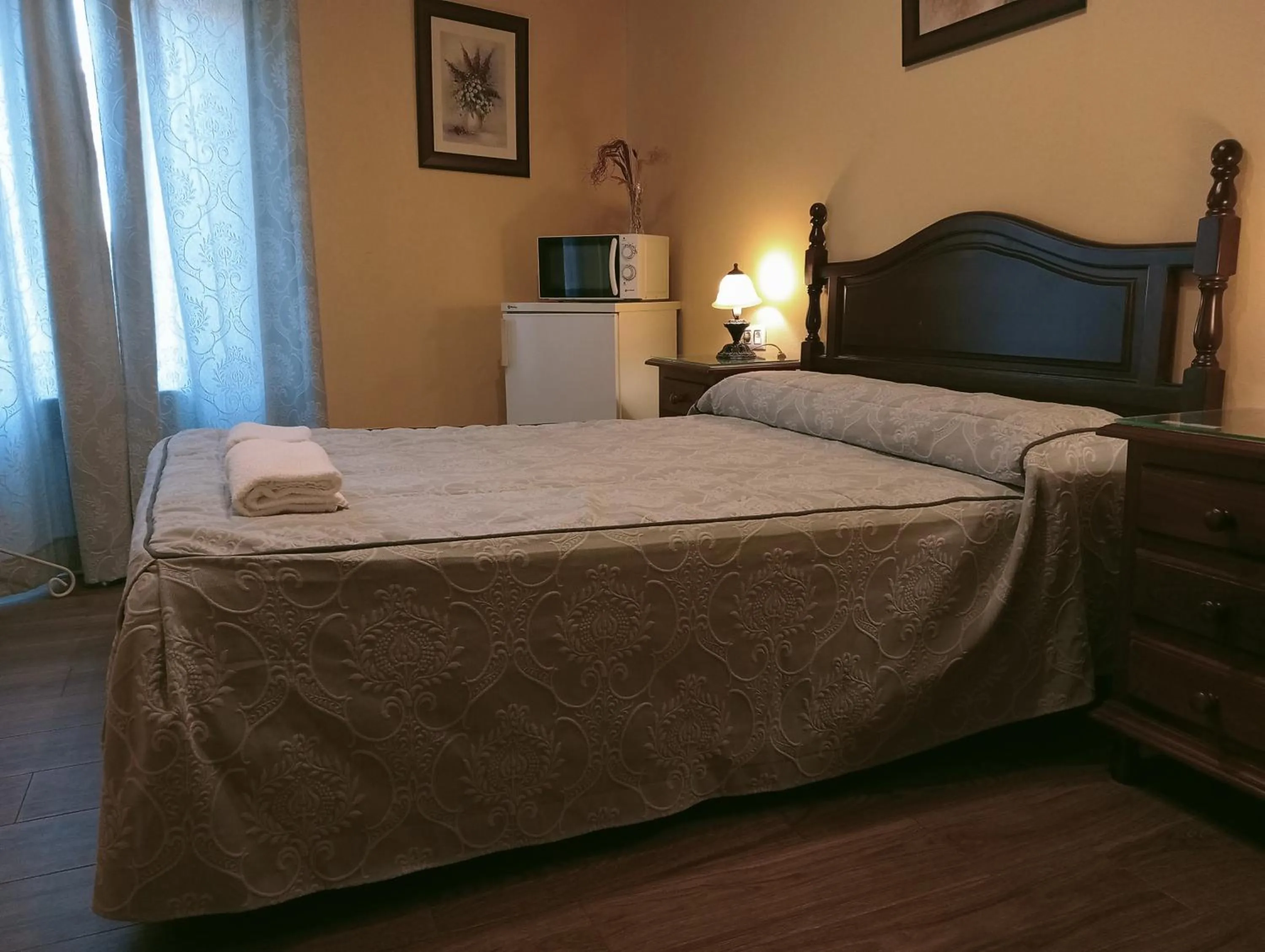 Bed in Hostal Rocio