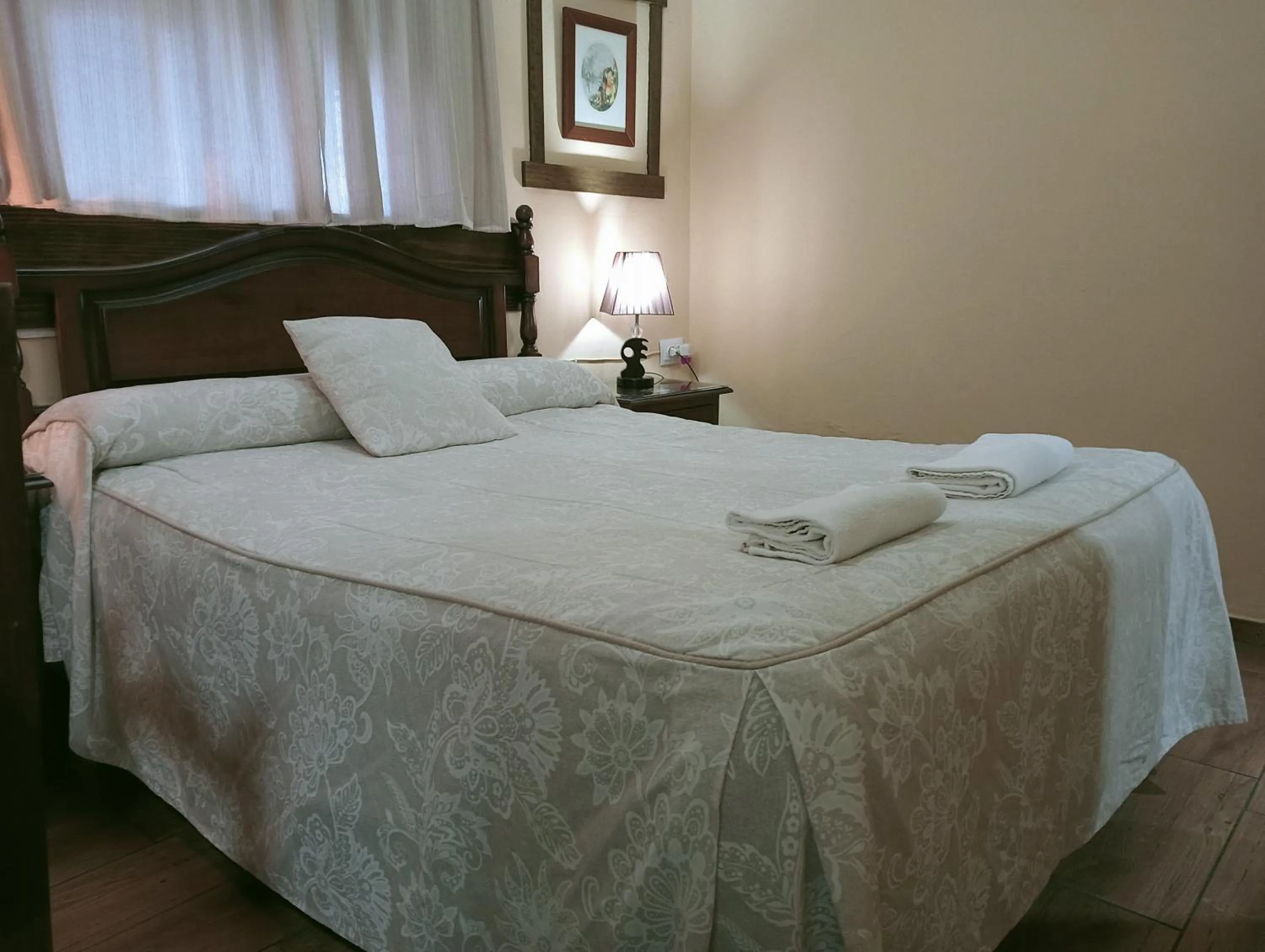 Bed in Hostal Rocio