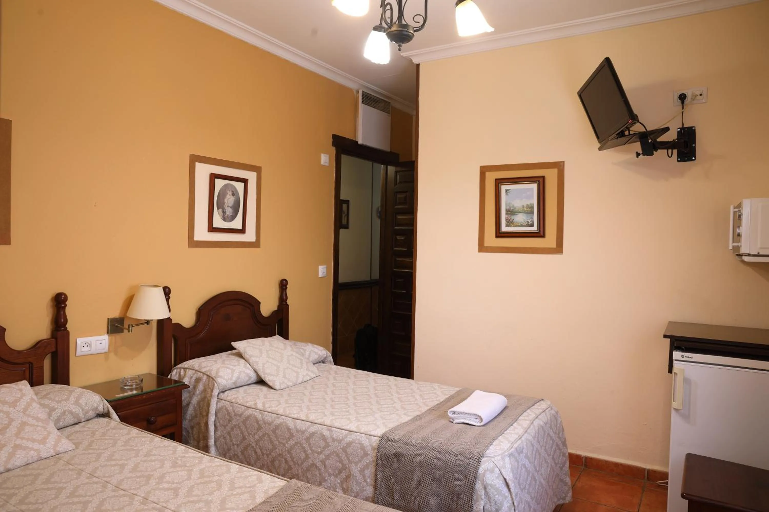 Bed in Hostal Rocio