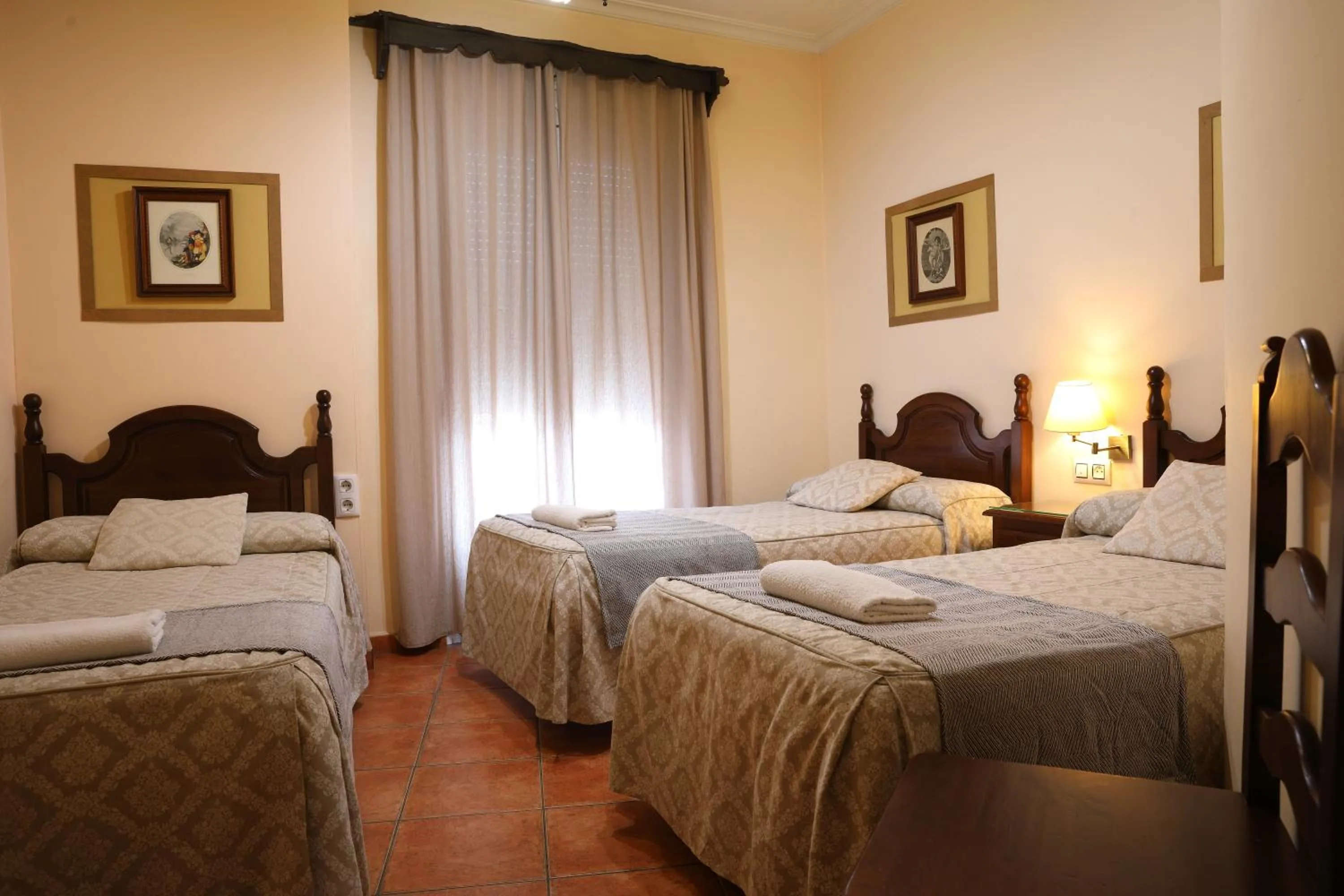 Bed in Hostal Rocio