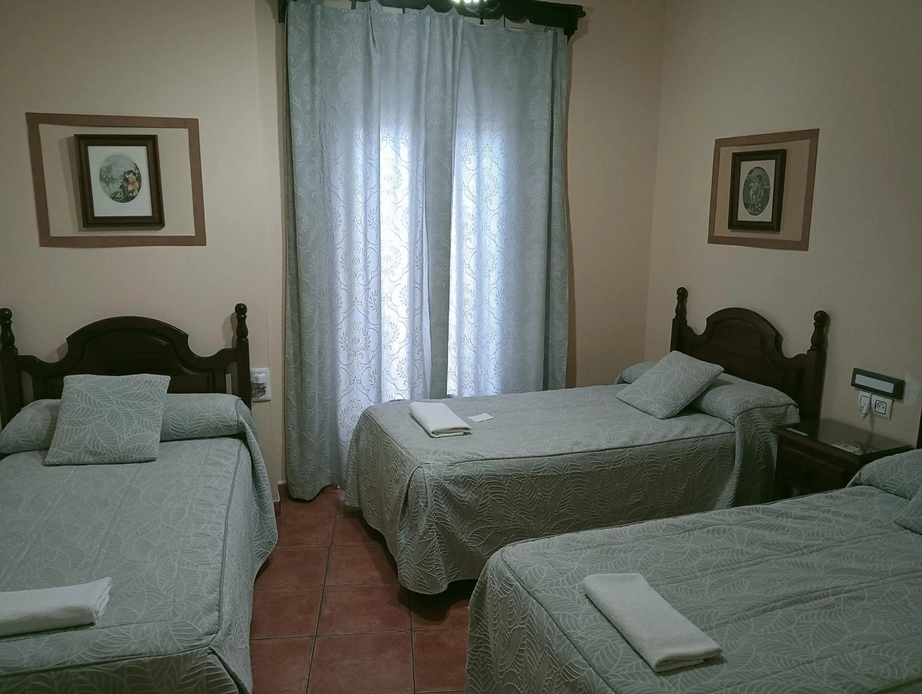 Bed in Hostal Rocio