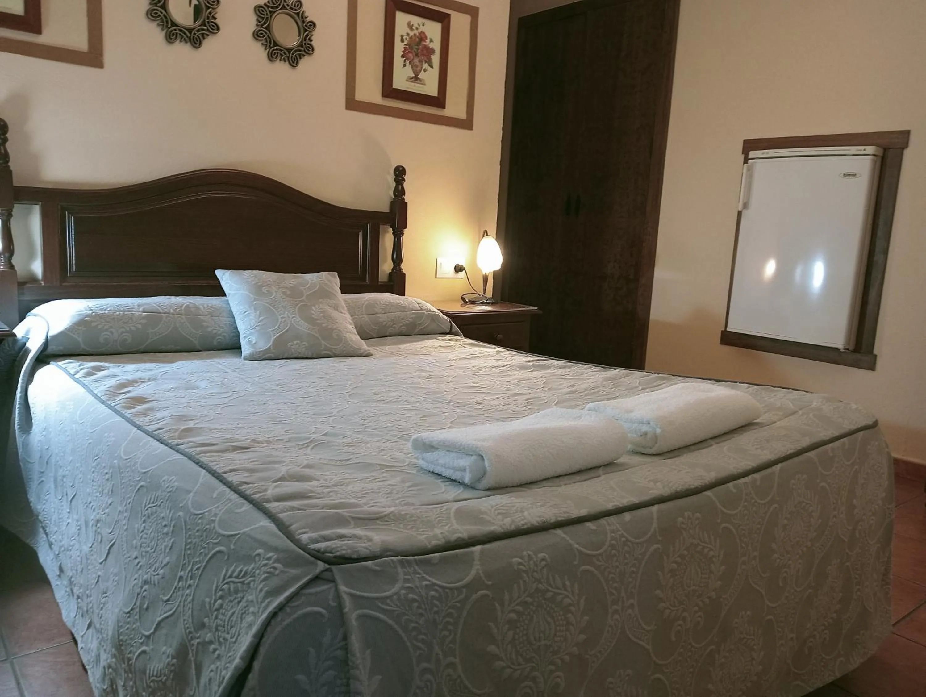 Bed in Hostal Rocio