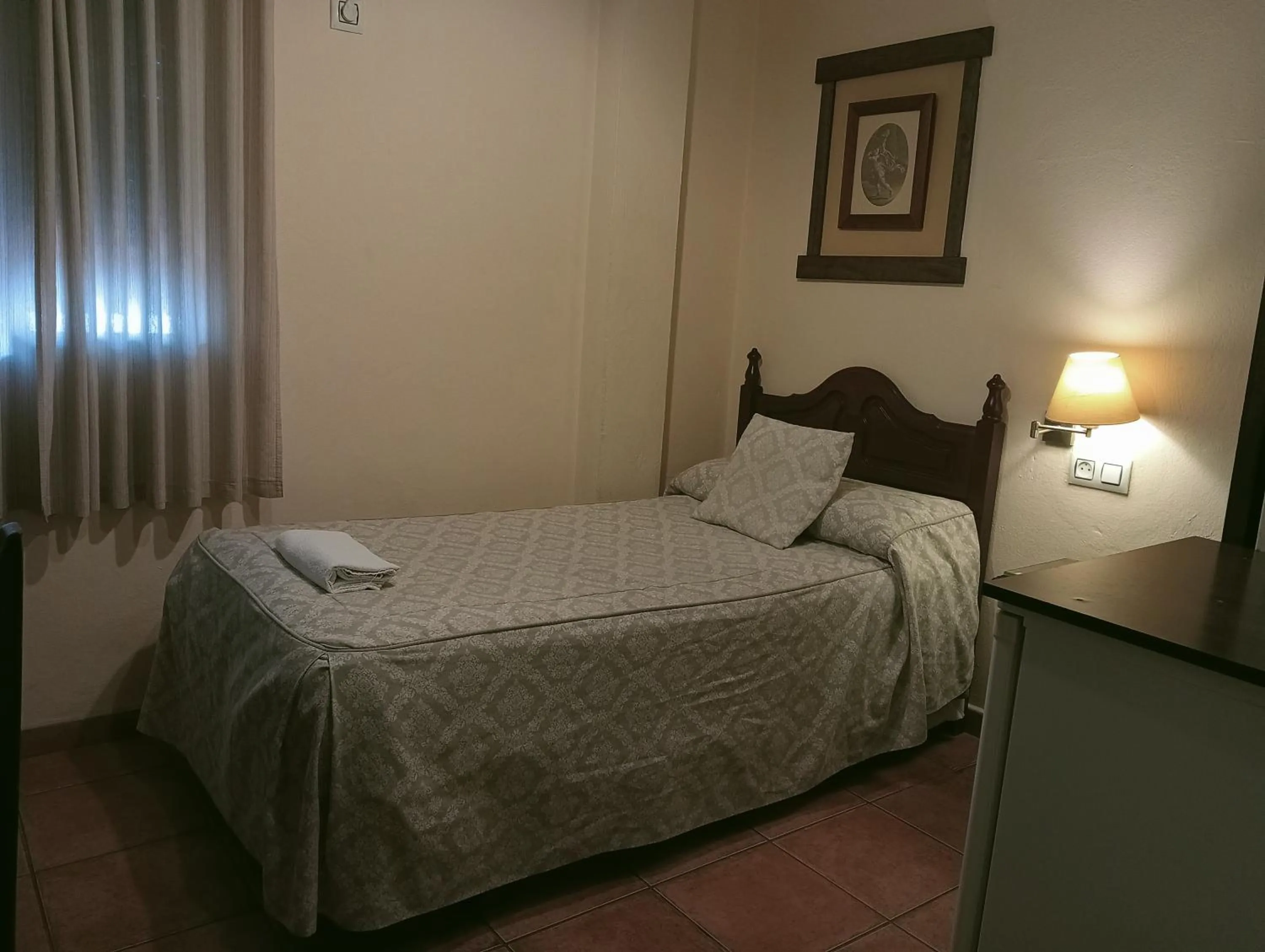 Bed in Hostal Rocio