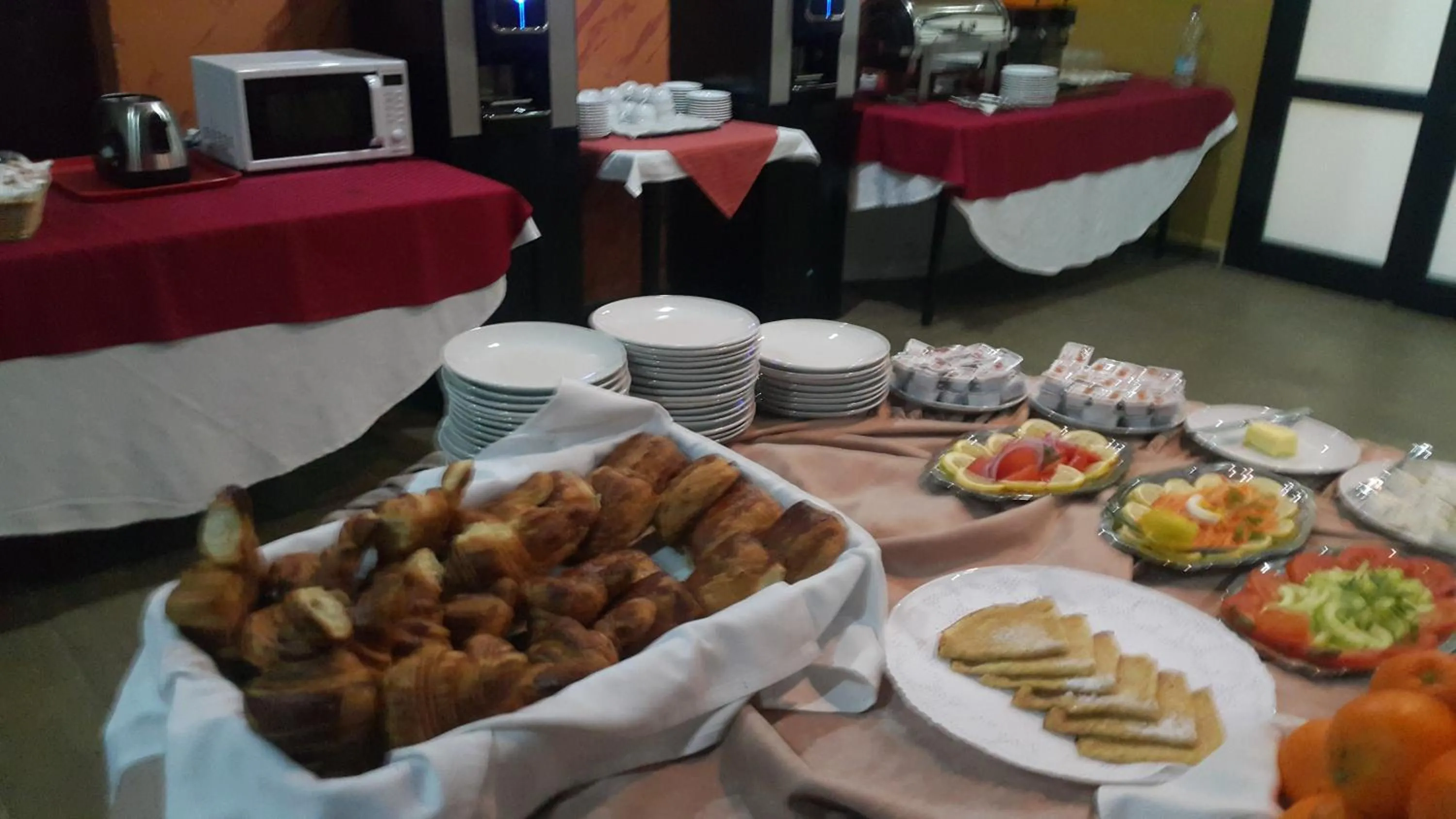 Buffet breakfast in Numidien Hotel