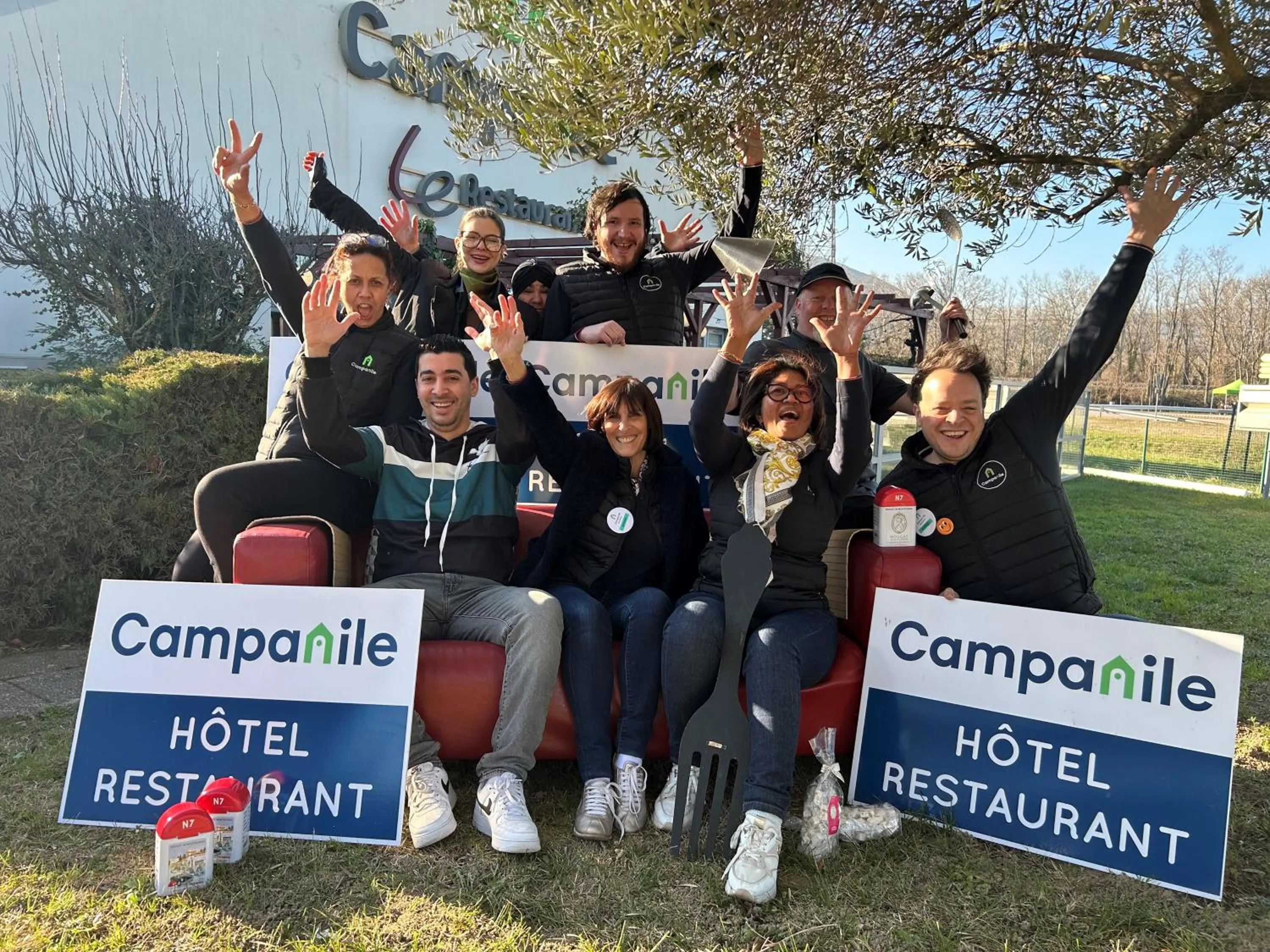 Staff in Campanile Montélimar Nord - A7 sortie 17