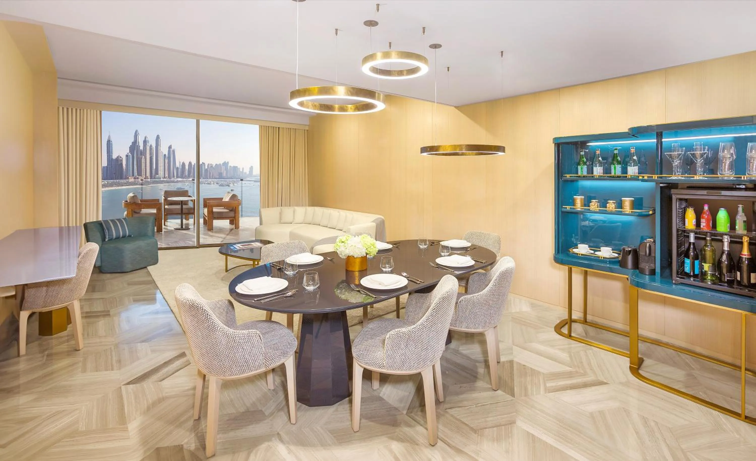 Living room in FIVE Palm Jumeirah Dubai
