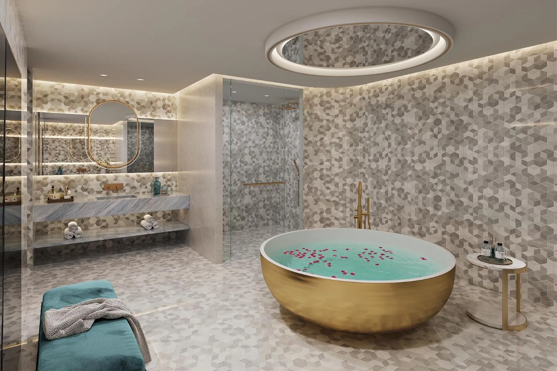 Bathroom in FIVE Palm Jumeirah Dubai