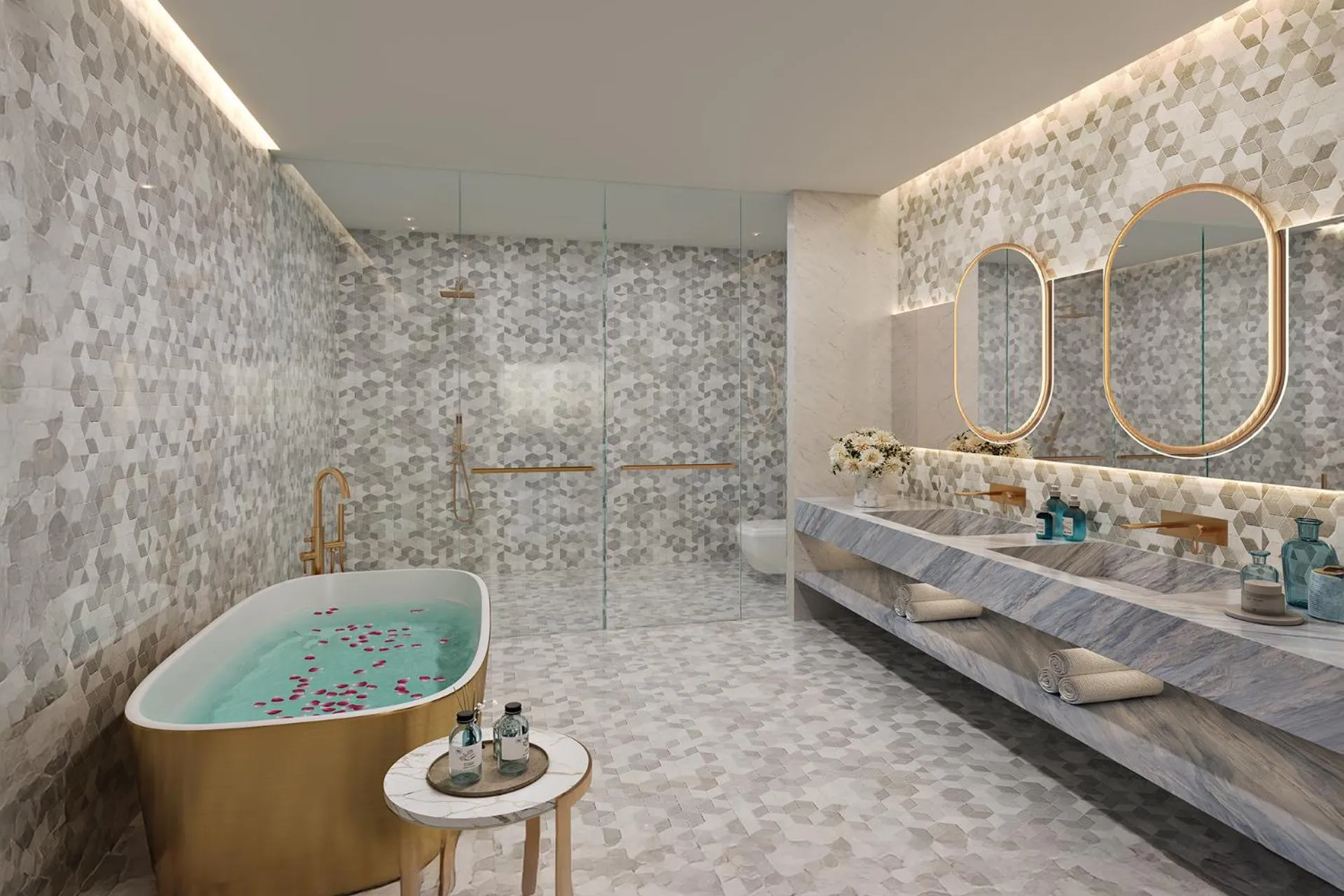 Bathroom in FIVE Palm Jumeirah Dubai