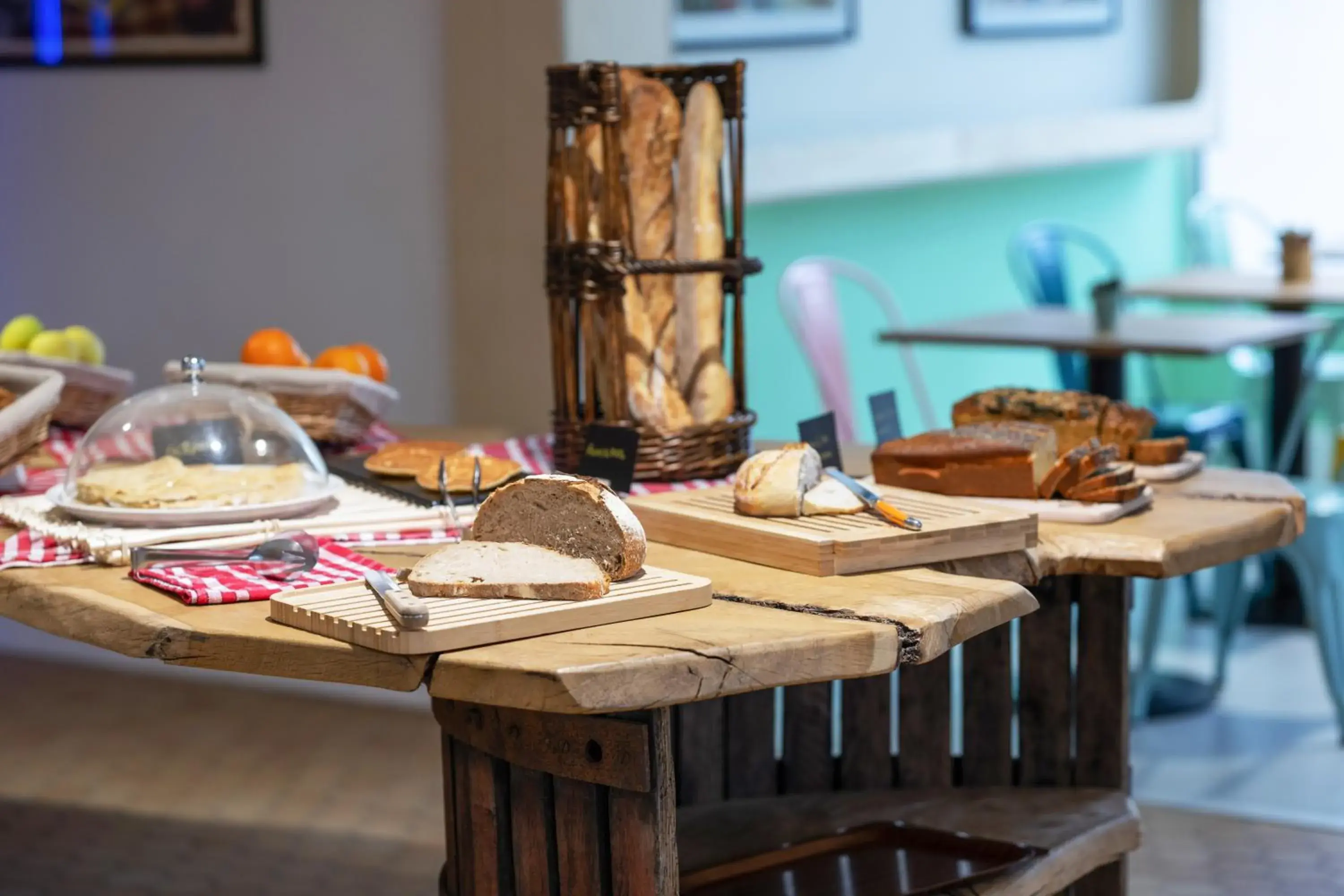 Buffet breakfast in greet Hotel Chatellerault Buffet breakfast in greet Hotel Chatellerault