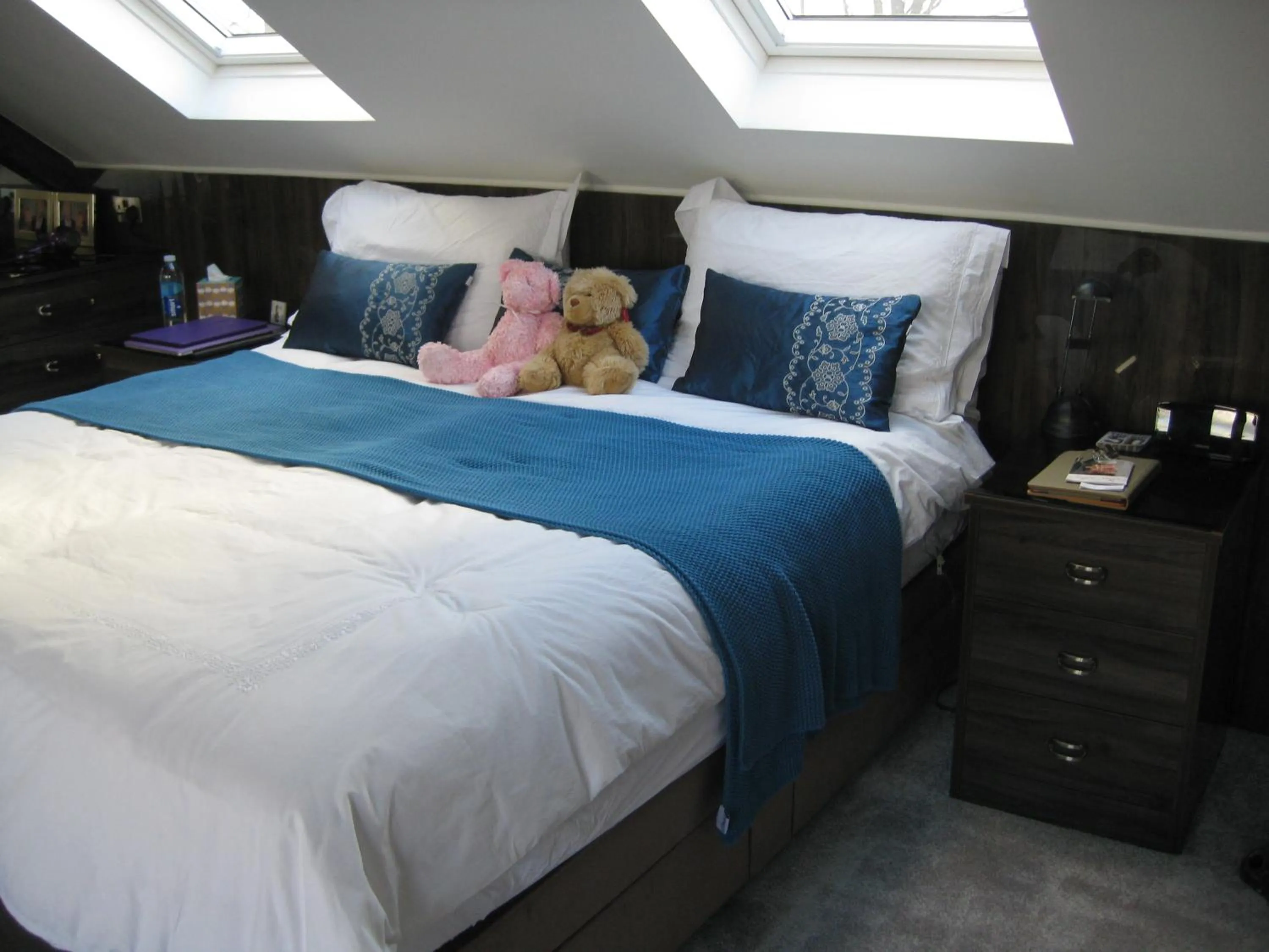 Bedroom, Bed in Brooklyn House