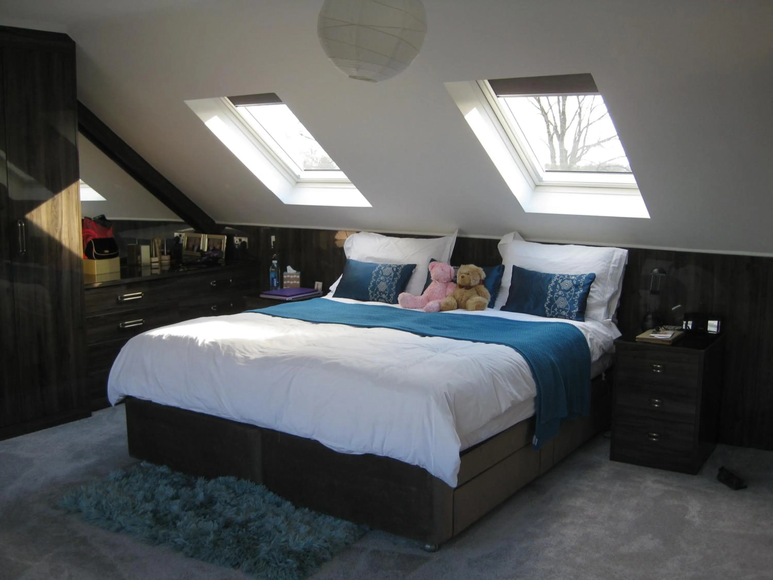 Bedroom, Bed in Brooklyn House