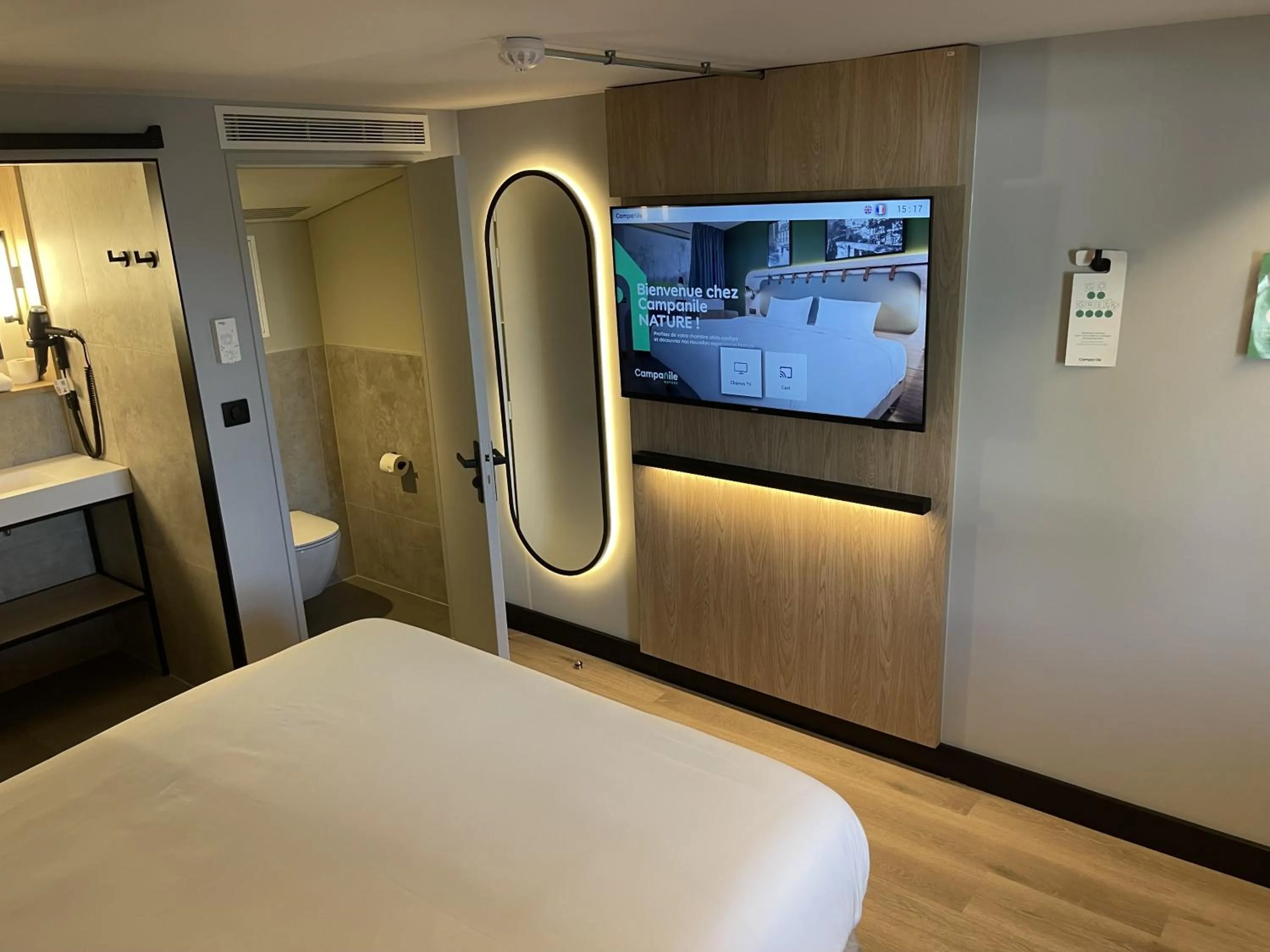 Bed in Campanile NATURE - Clermont-Ferrand Nord Riom