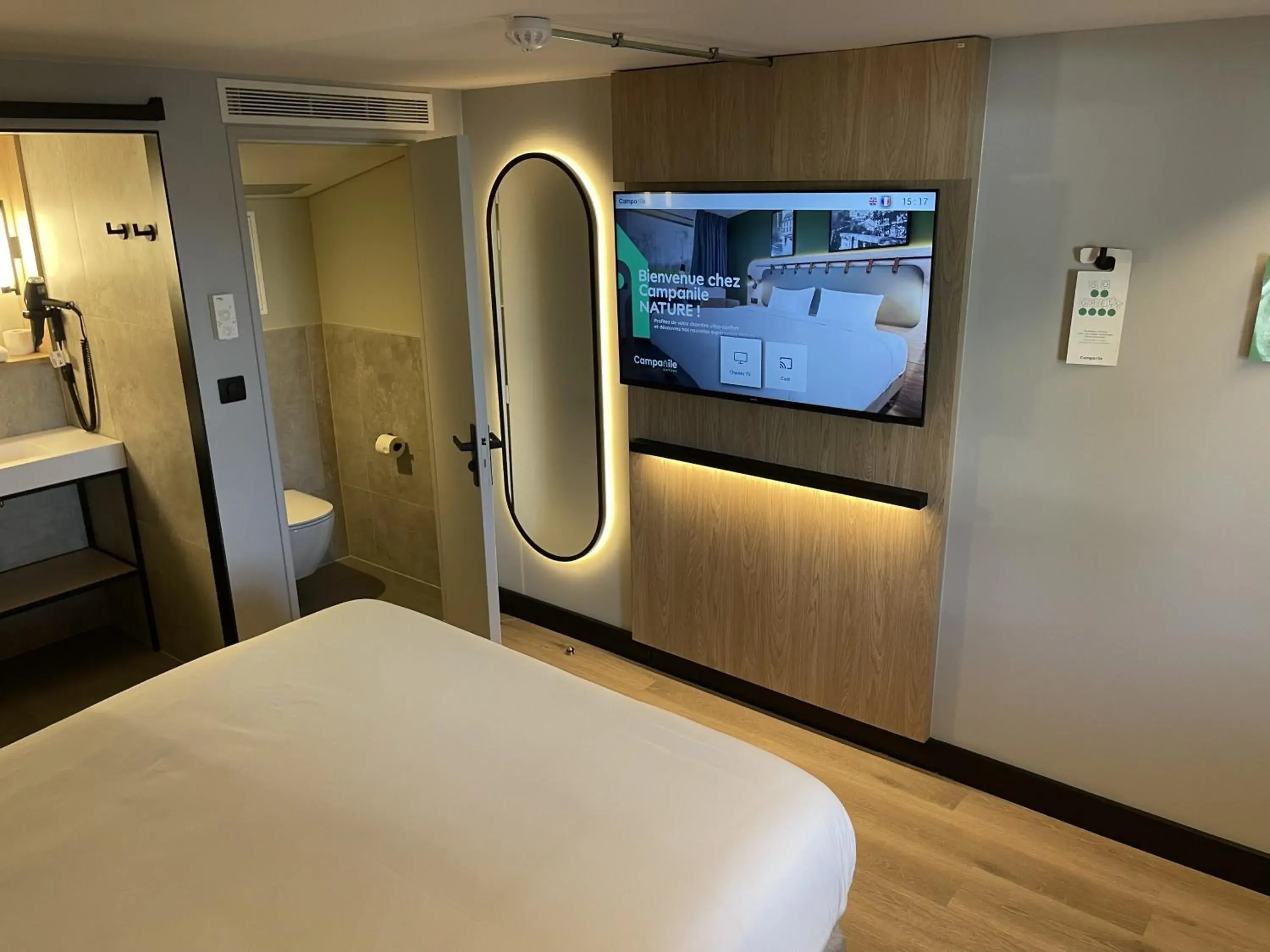 Bed in Campanile NATURE - Clermont-Ferrand Nord Riom Bed in Campanile NATURE - Clermont-Ferrand Nord Riom