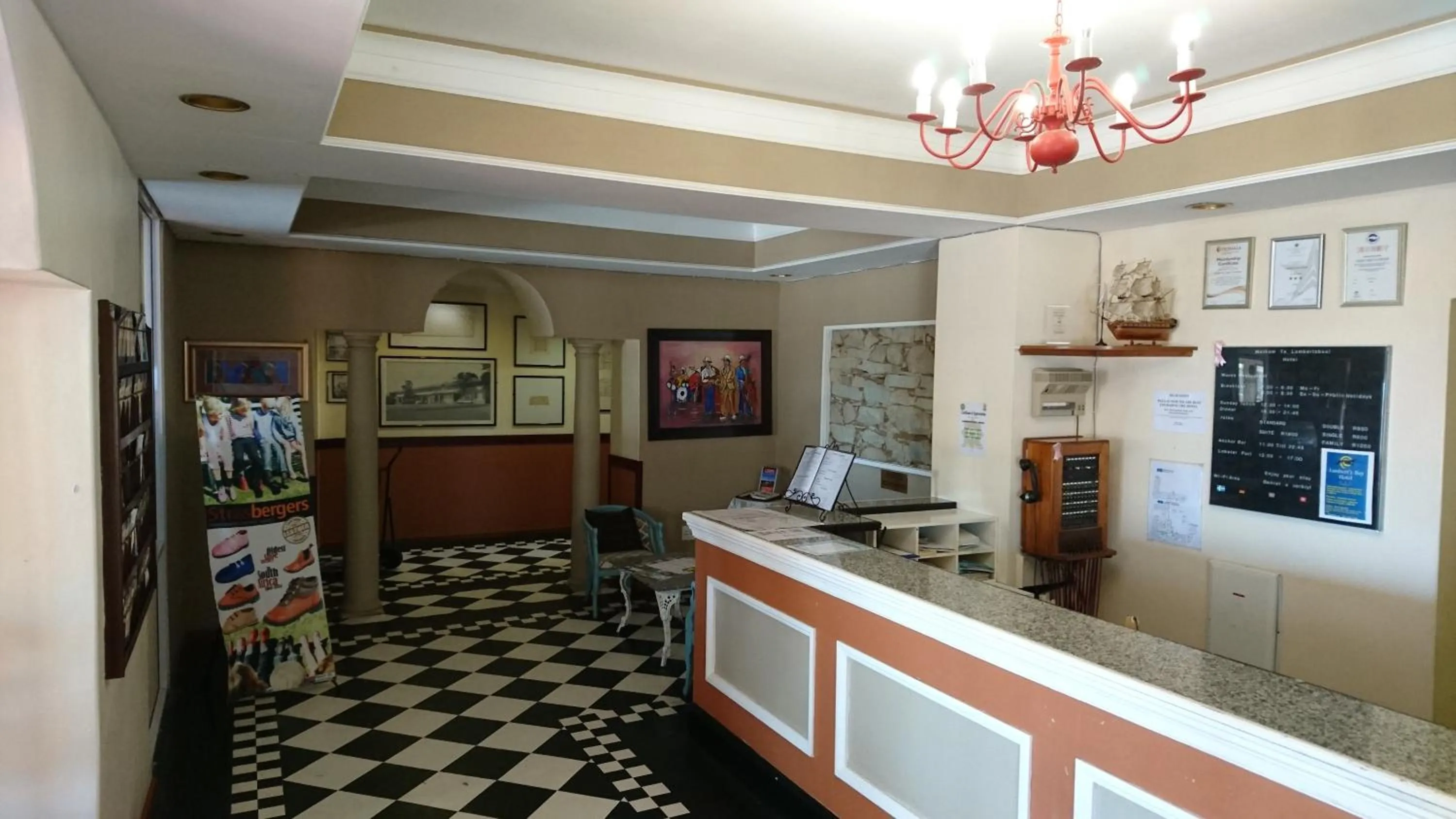Lobby or reception in Lamberts Bay Hotel