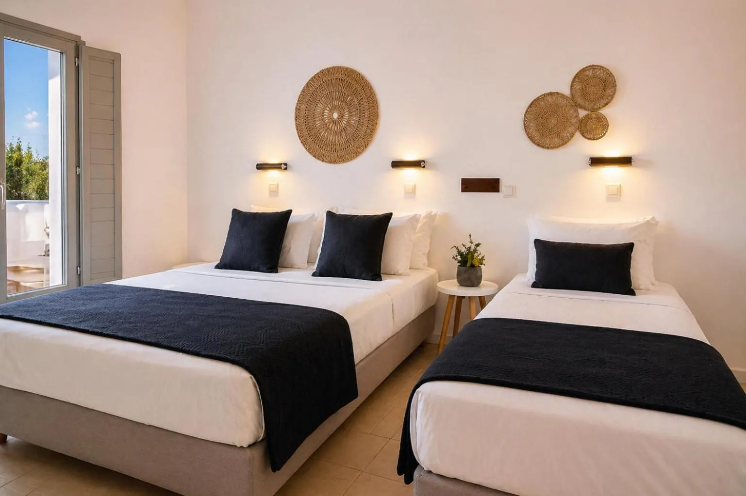 Photo of the whole room, Bed in Aegeeis