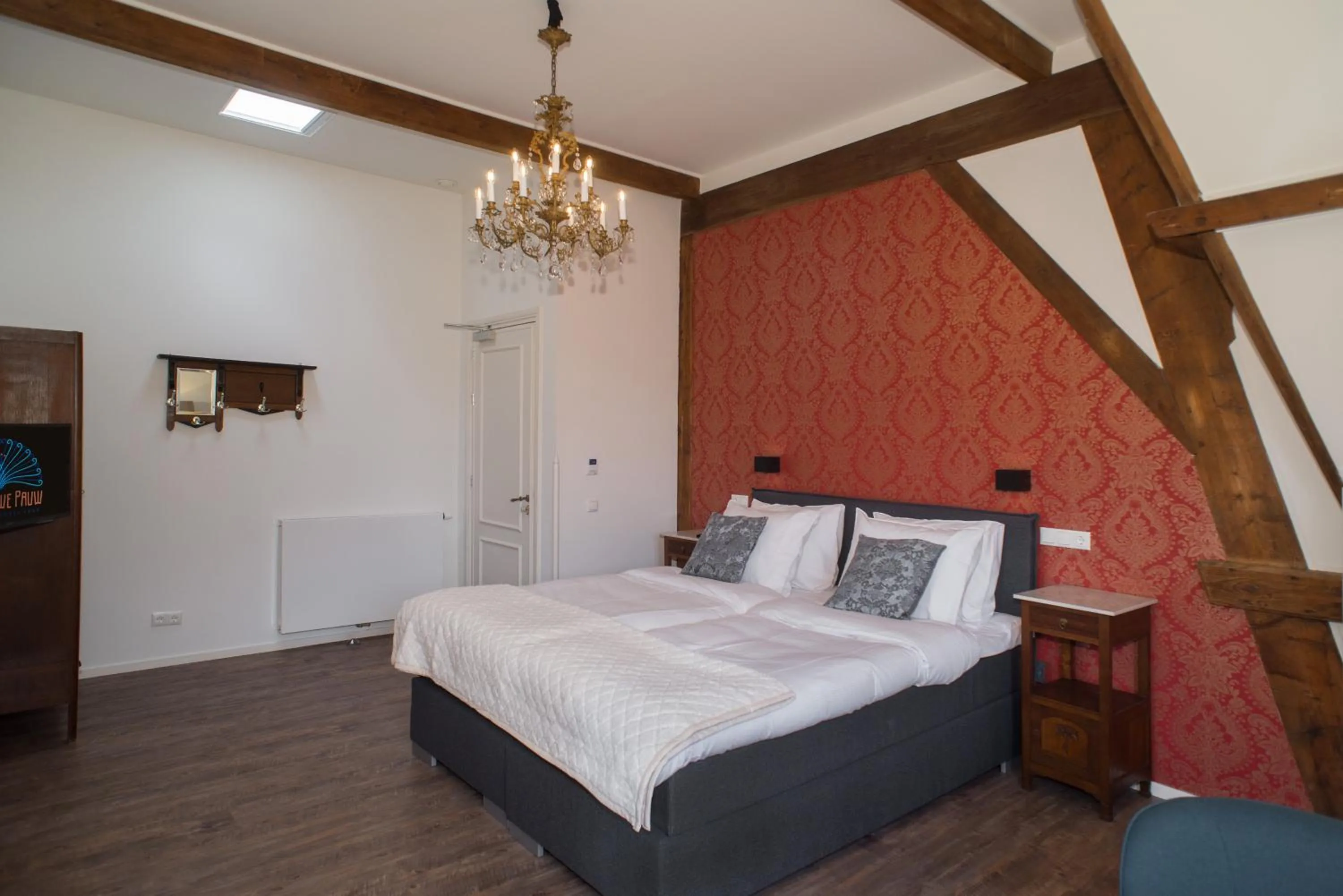 Bedroom, Bed in Boutique Hotel De Blauwe Pauw
