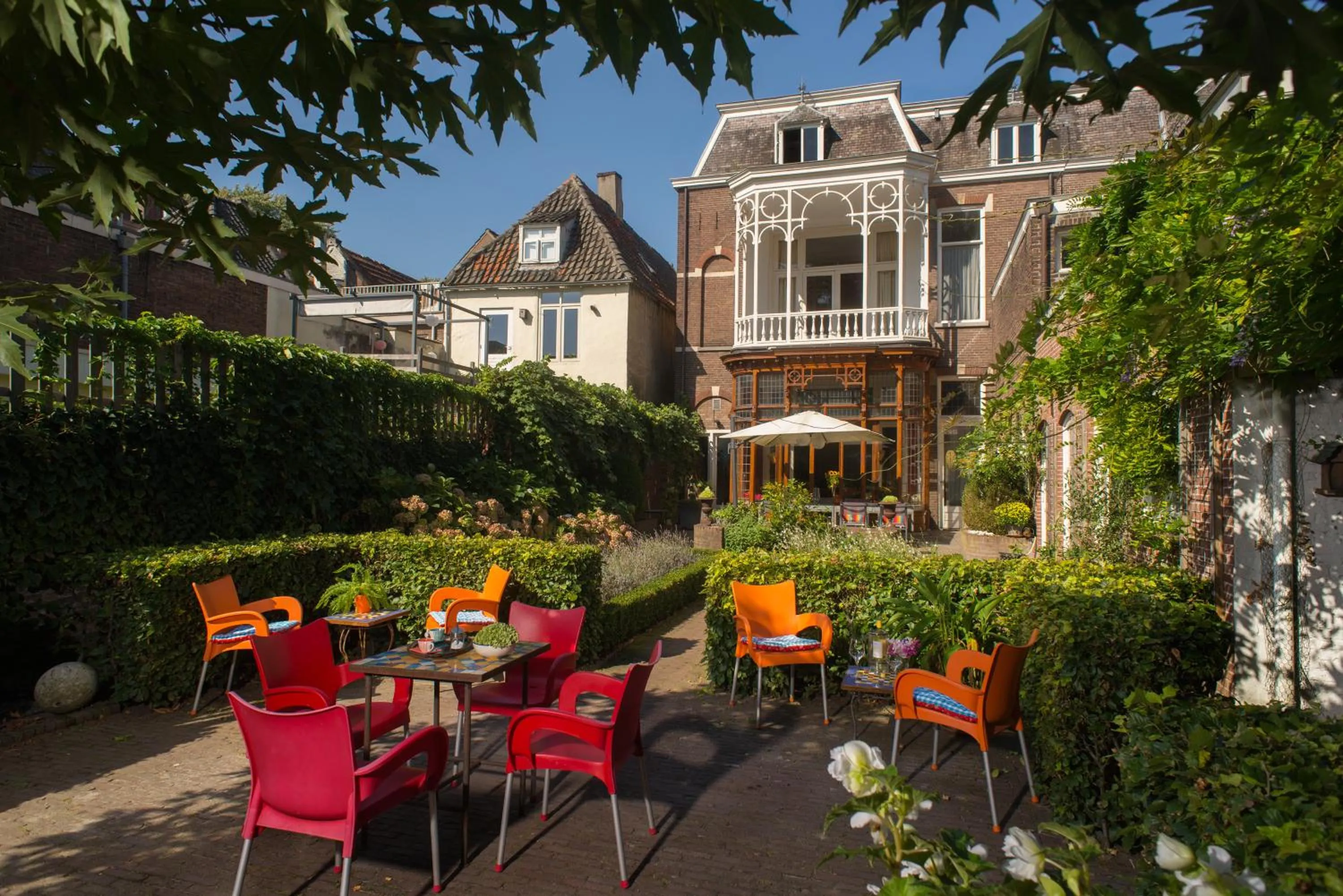 Property building in Boutique Hotel De Blauwe Pauw