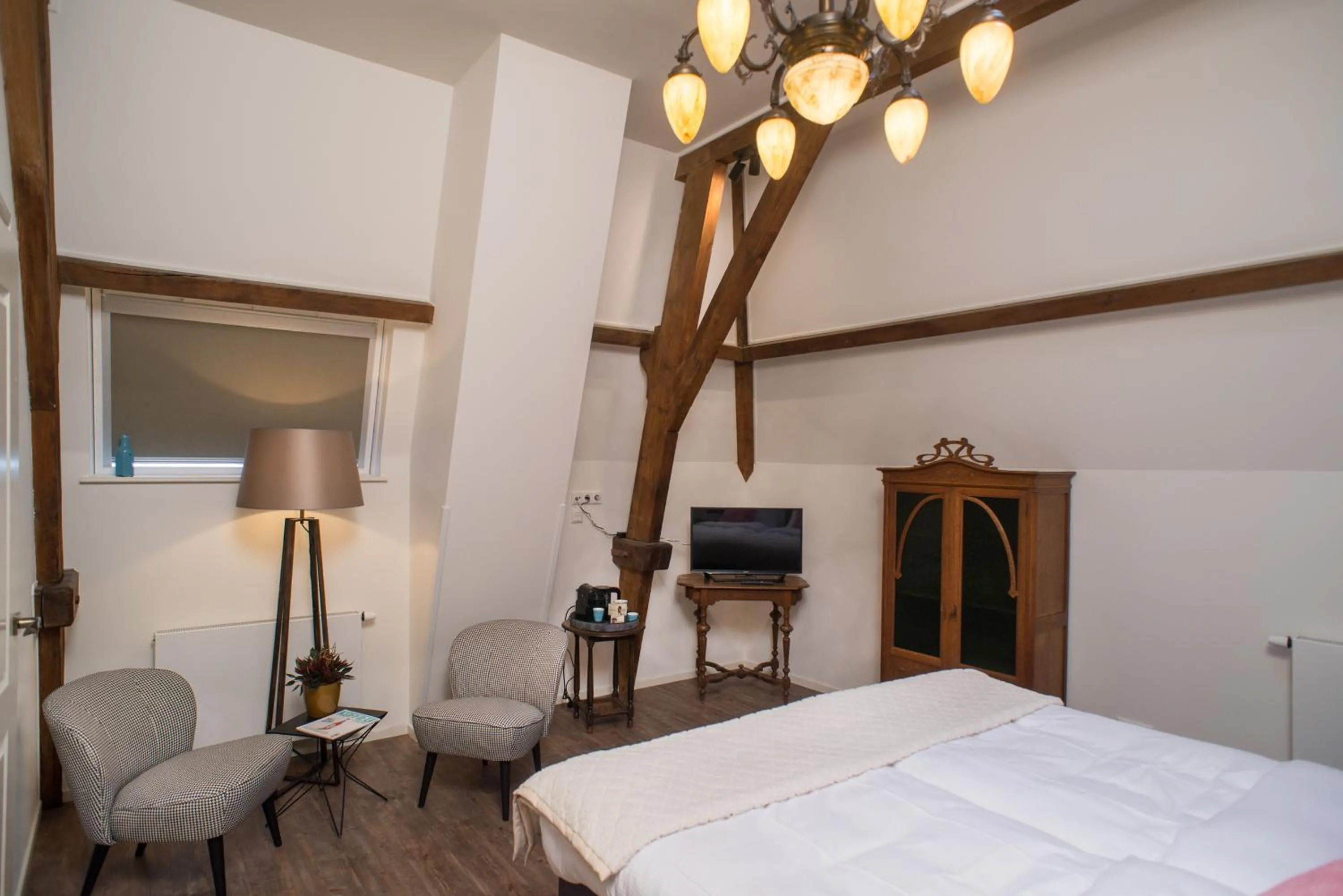 Bedroom, Bed in Boutique Hotel De Blauwe Pauw