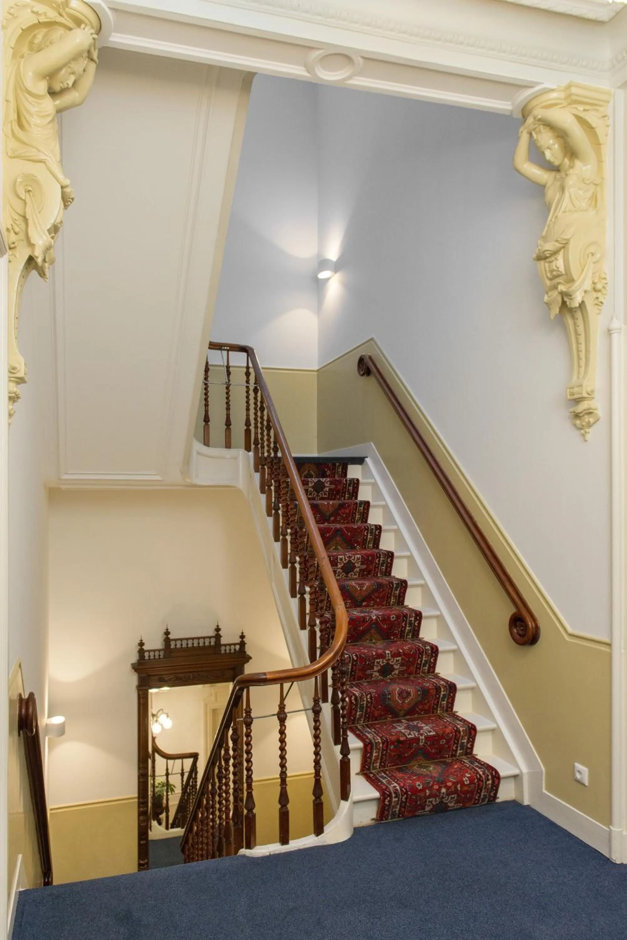 Decorative detail in Boutique Hotel De Blauwe Pauw