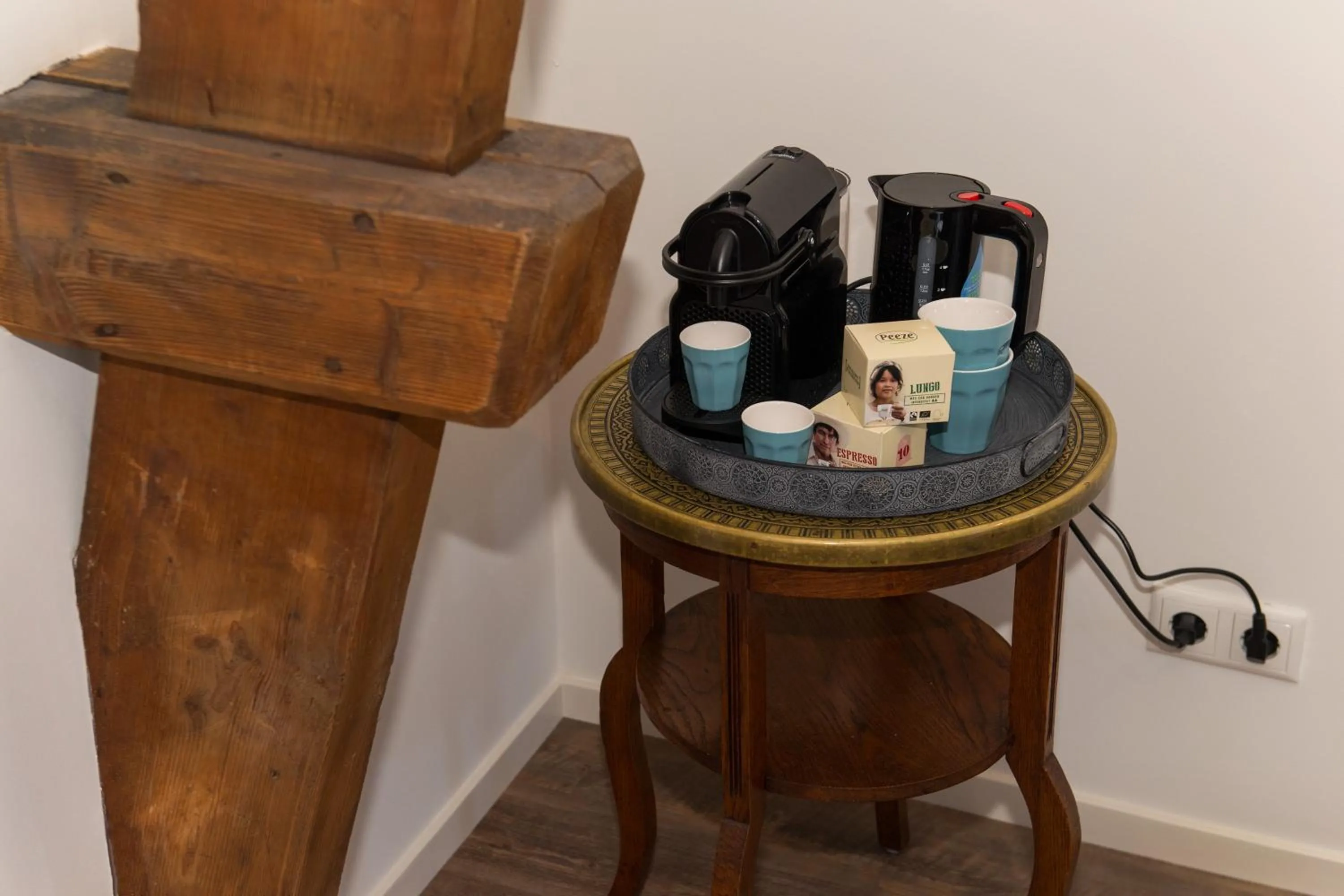 Coffee/tea facilities in Boutique Hotel De Blauwe Pauw