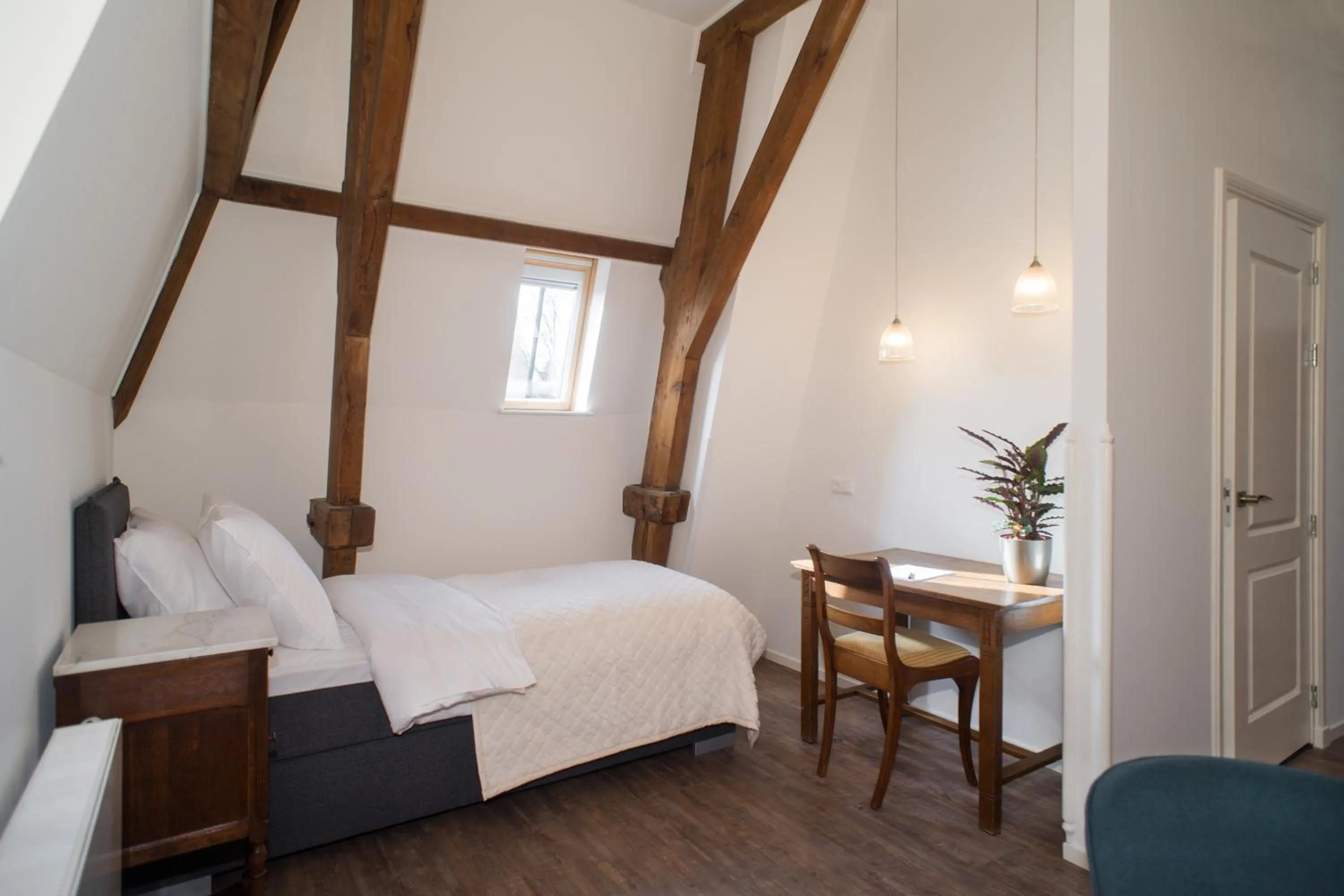 Bedroom, Bed in Boutique Hotel De Blauwe Pauw