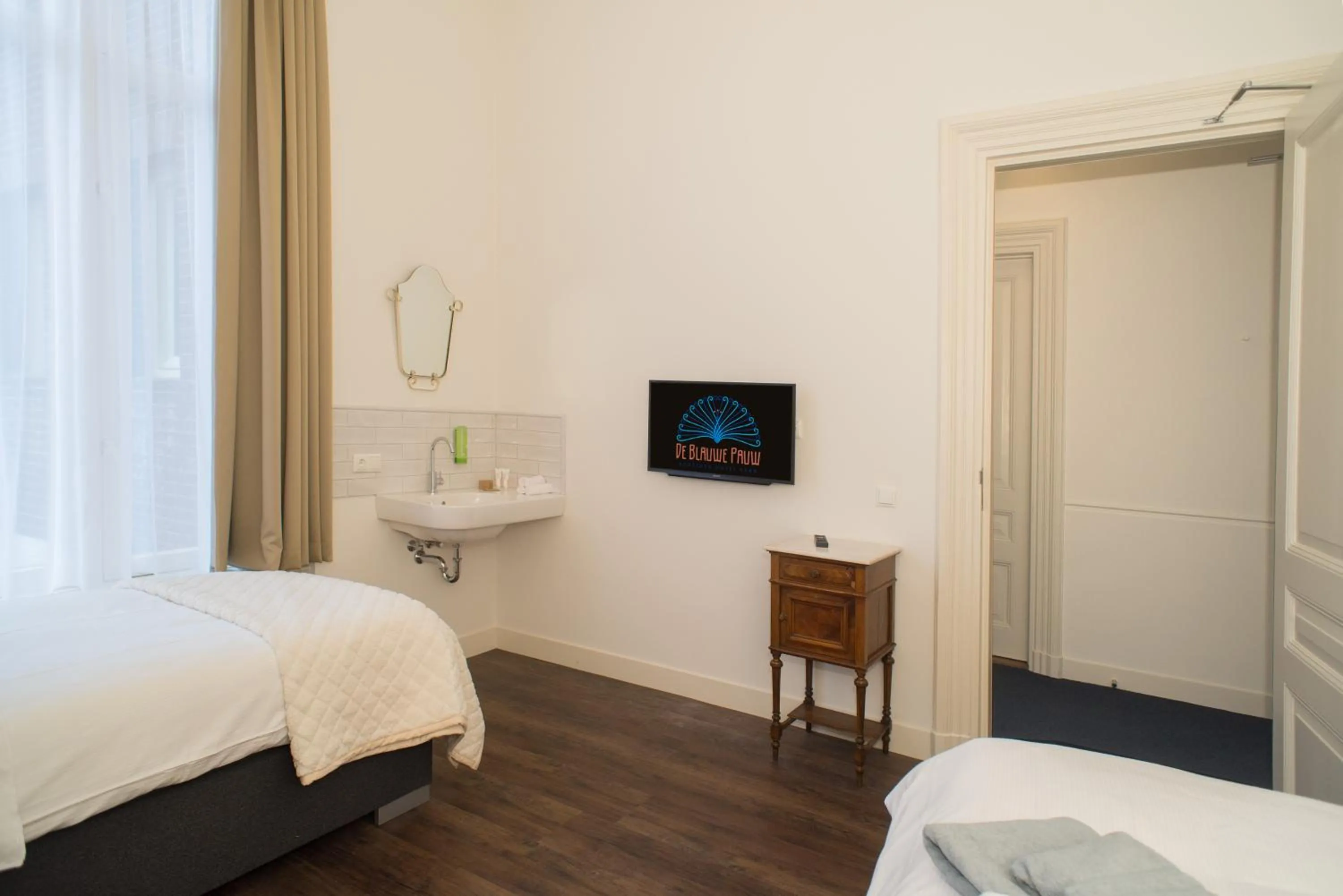 Bedroom, Bed in Boutique Hotel De Blauwe Pauw