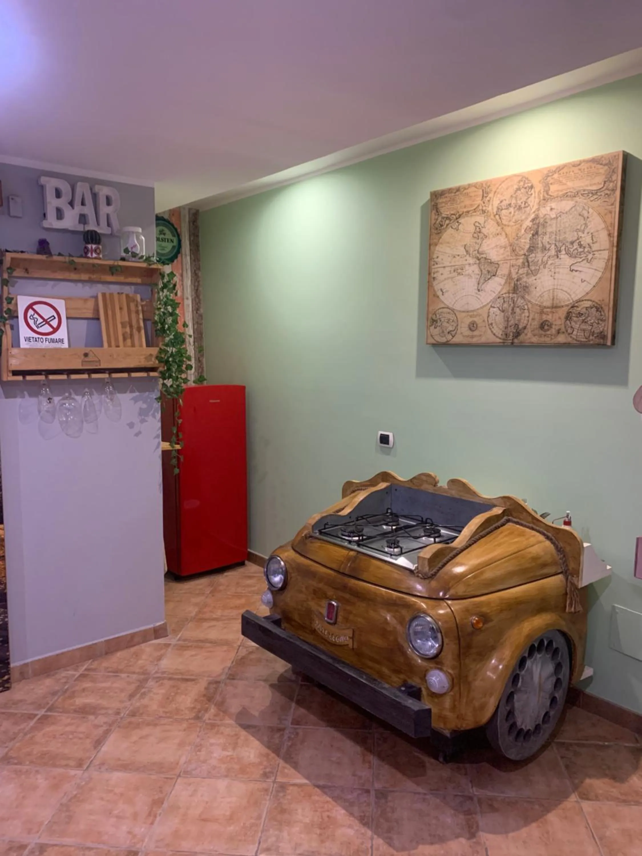 Kitchen or kitchenette in Eco Home con terrazza