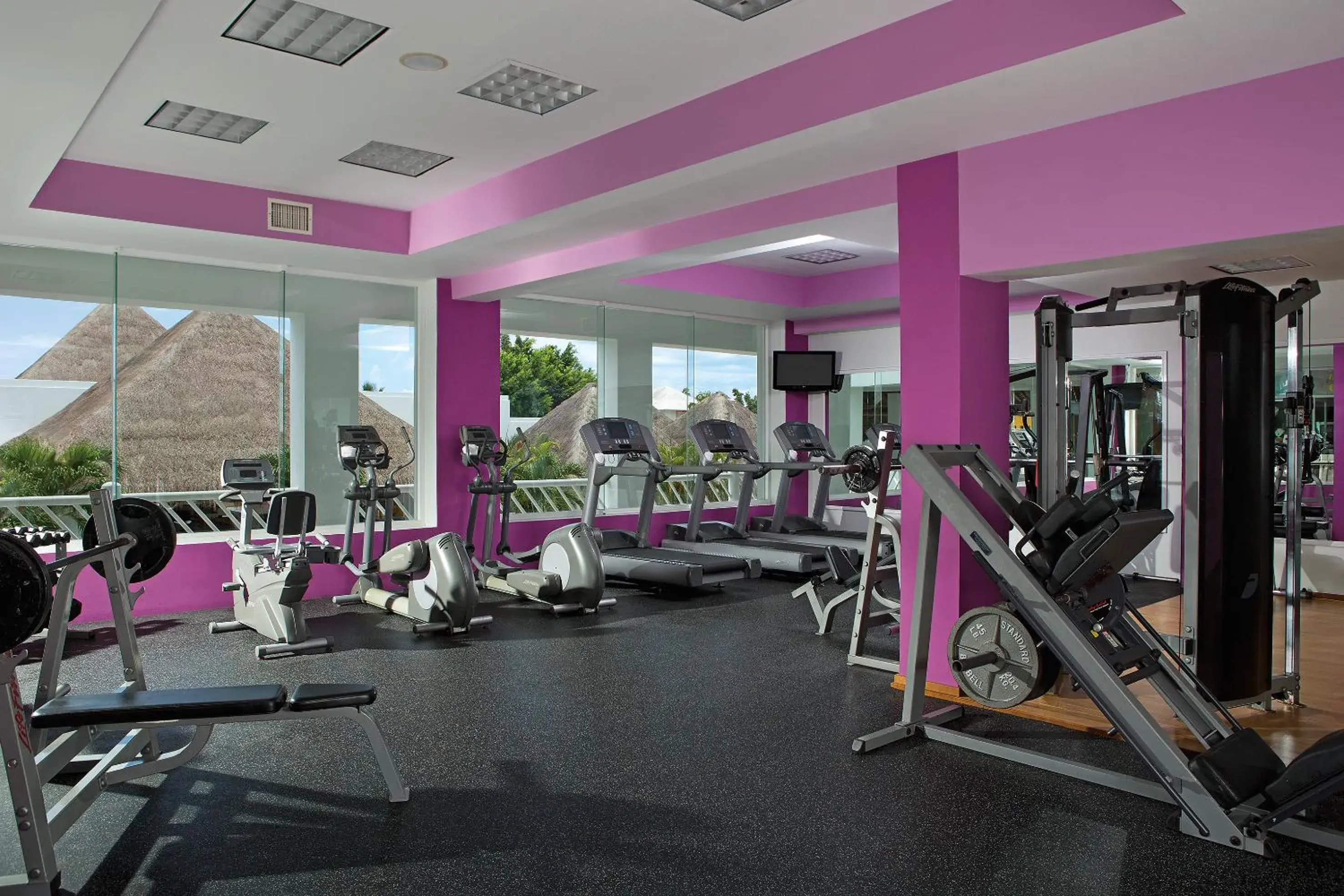 Fitness centre/facilities in Secrets Aura Cozumel - Adults Only Fitness centre/facilities in Secrets Aura Cozumel - Adults Only