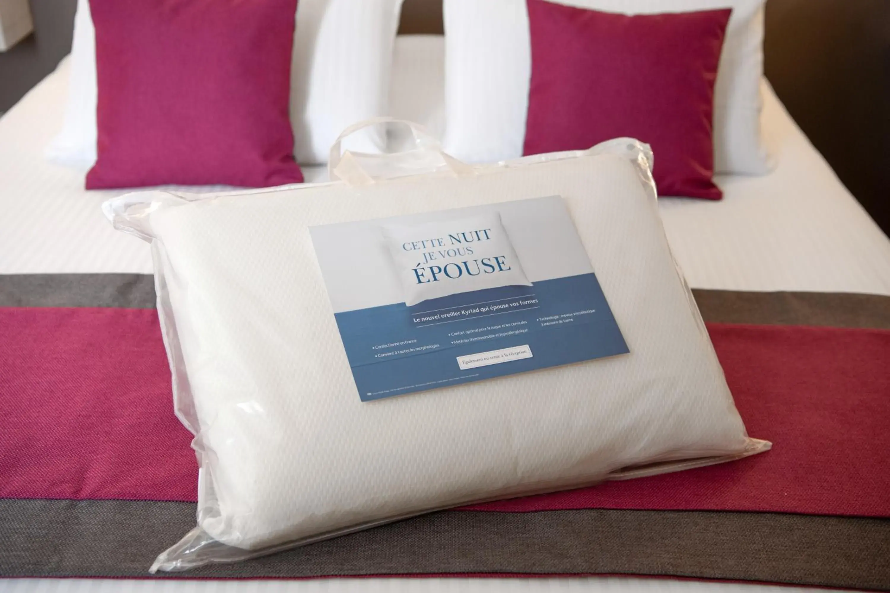 Bed in Kyriad Saint-Etienne Centre Bed in Kyriad Saint-Etienne Centre