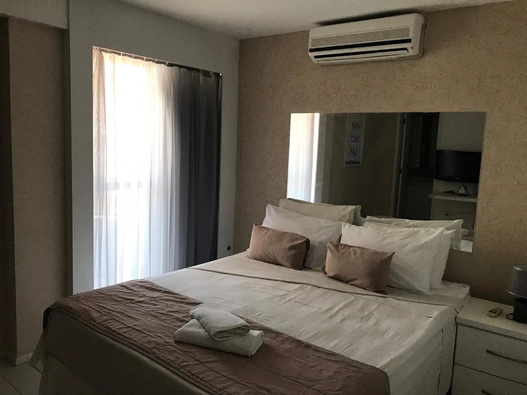 Bed in Apartamento Privativo King Flat