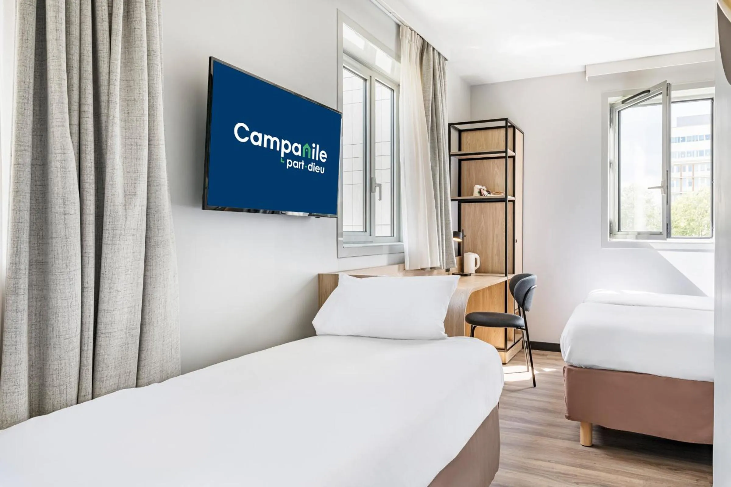 Bed in Campanile PRIME Lyon Centre Gare Part-Dieu