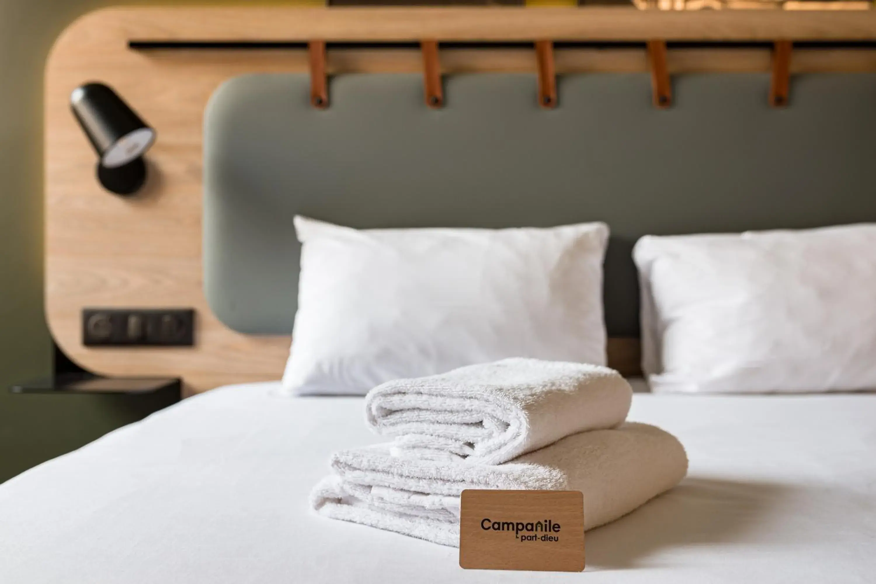 Bed in Campanile PRIME Lyon Part-Dieu Bed in Campanile PRIME Lyon Part-Dieu