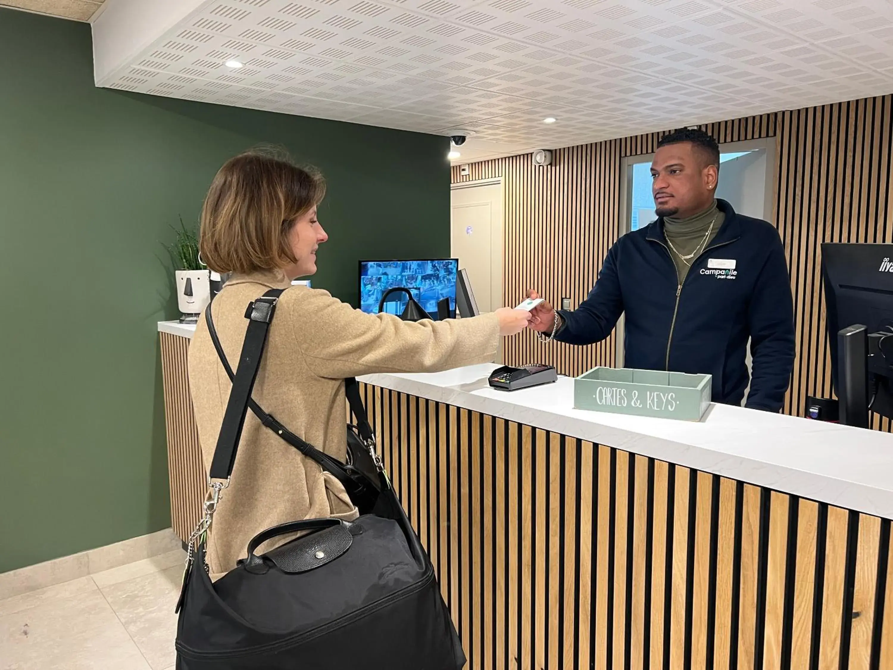 Lobby or reception in Campanile PRIME Lyon Part-Dieu Lobby or reception in Campanile PRIME Lyon Part-Dieu