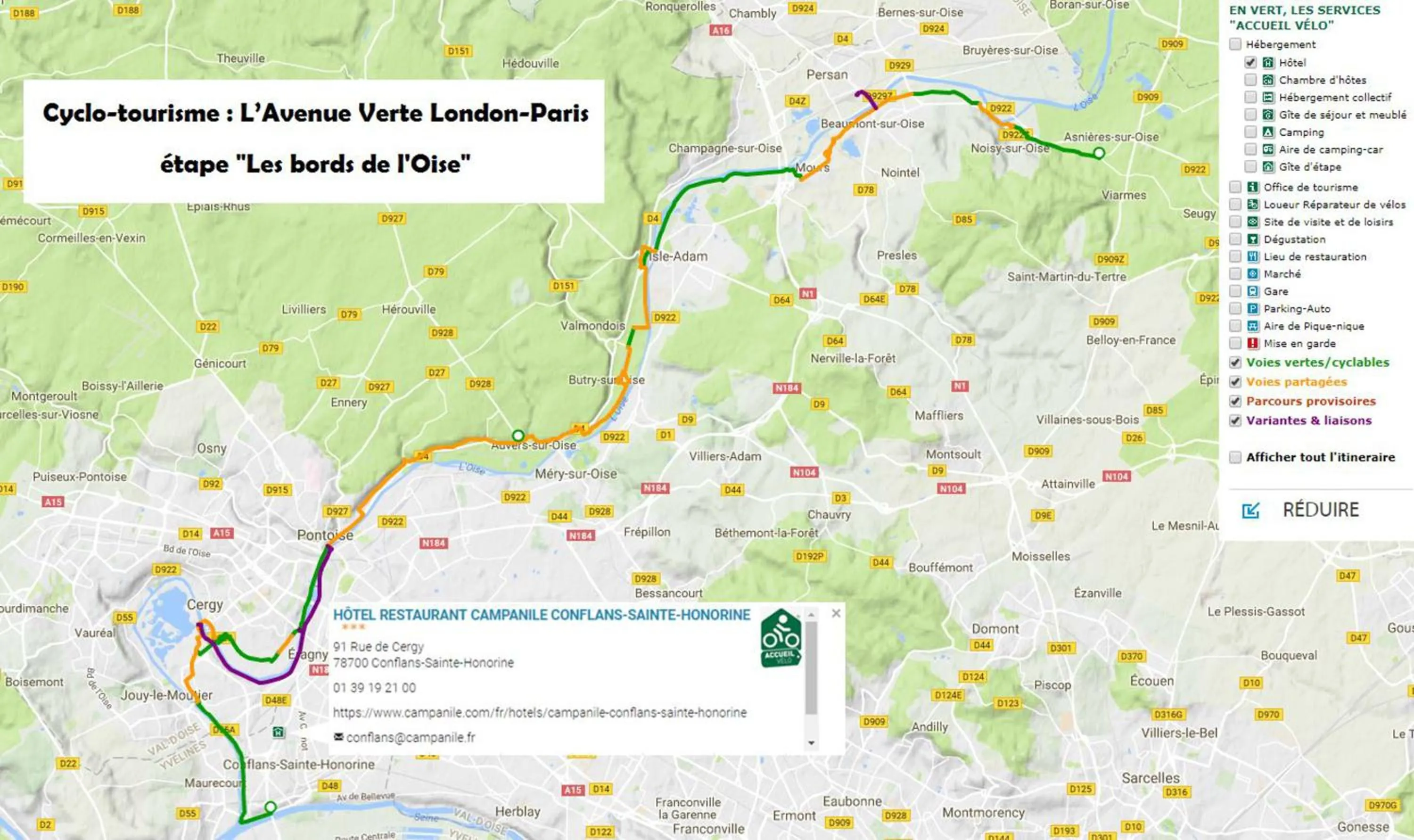 Off site in Campanile Conflans-Sainte-Honorine