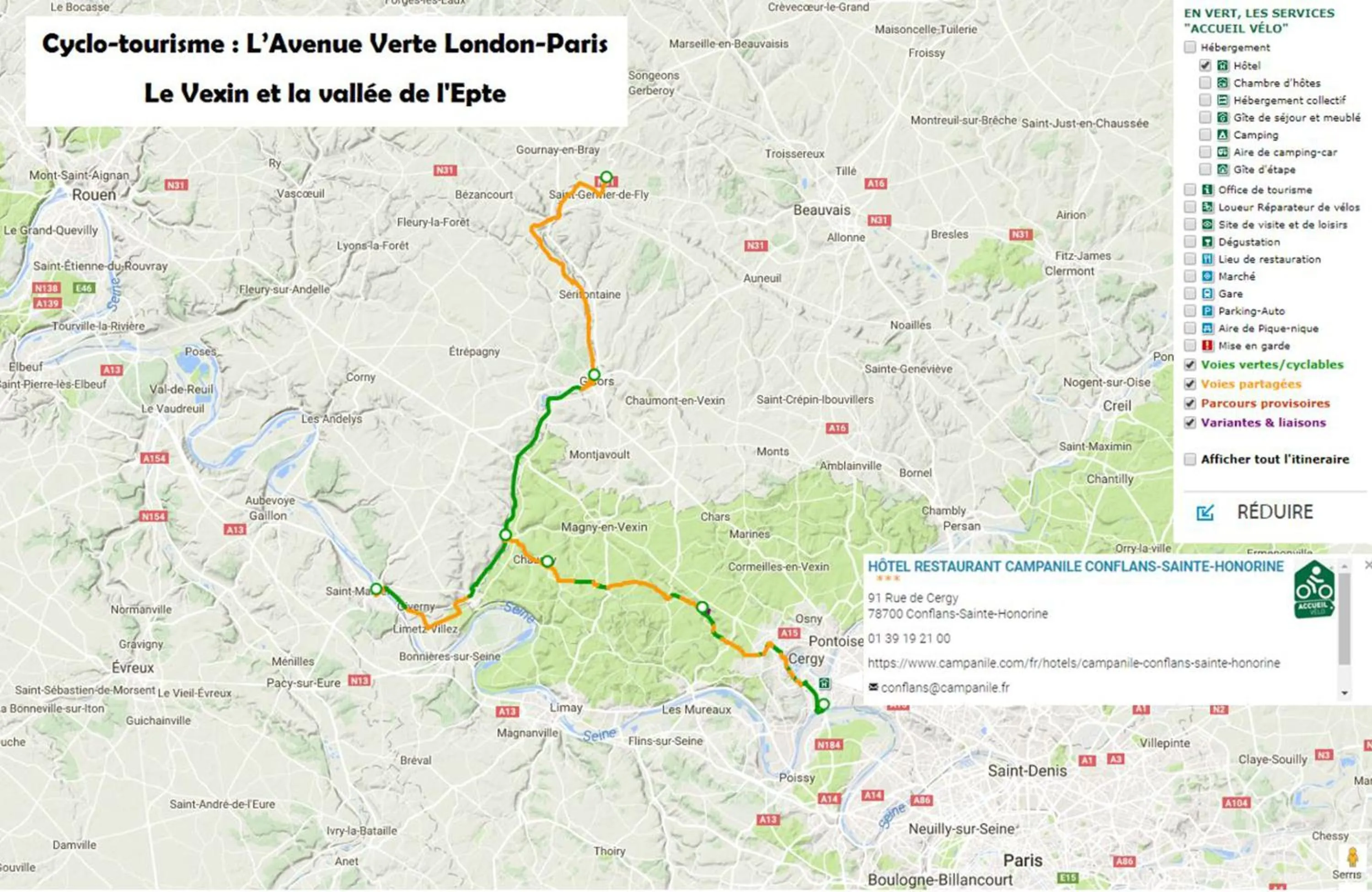 Off site in Campanile Conflans-Sainte-Honorine