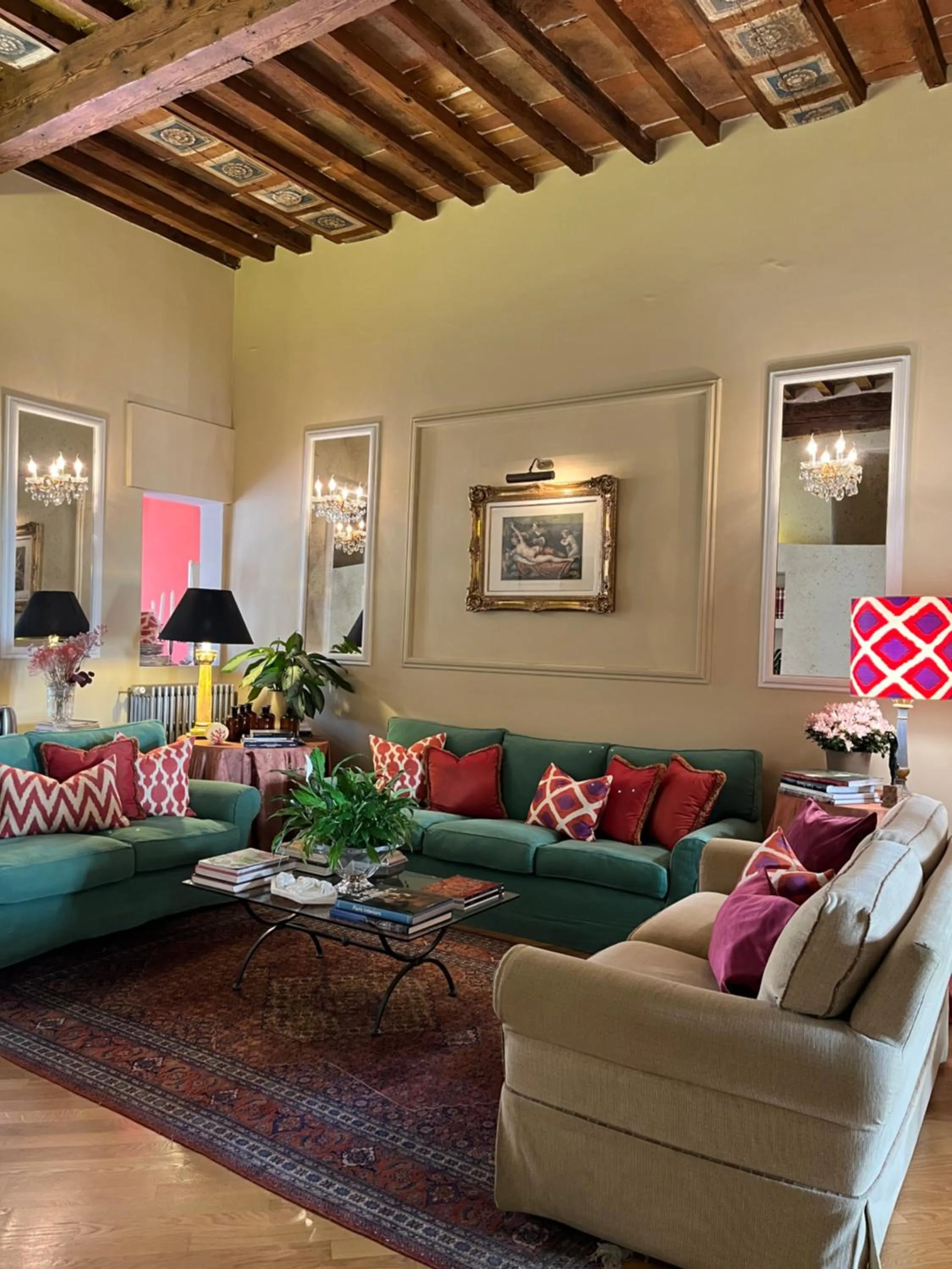 Seating area in Capri Moon Guest House