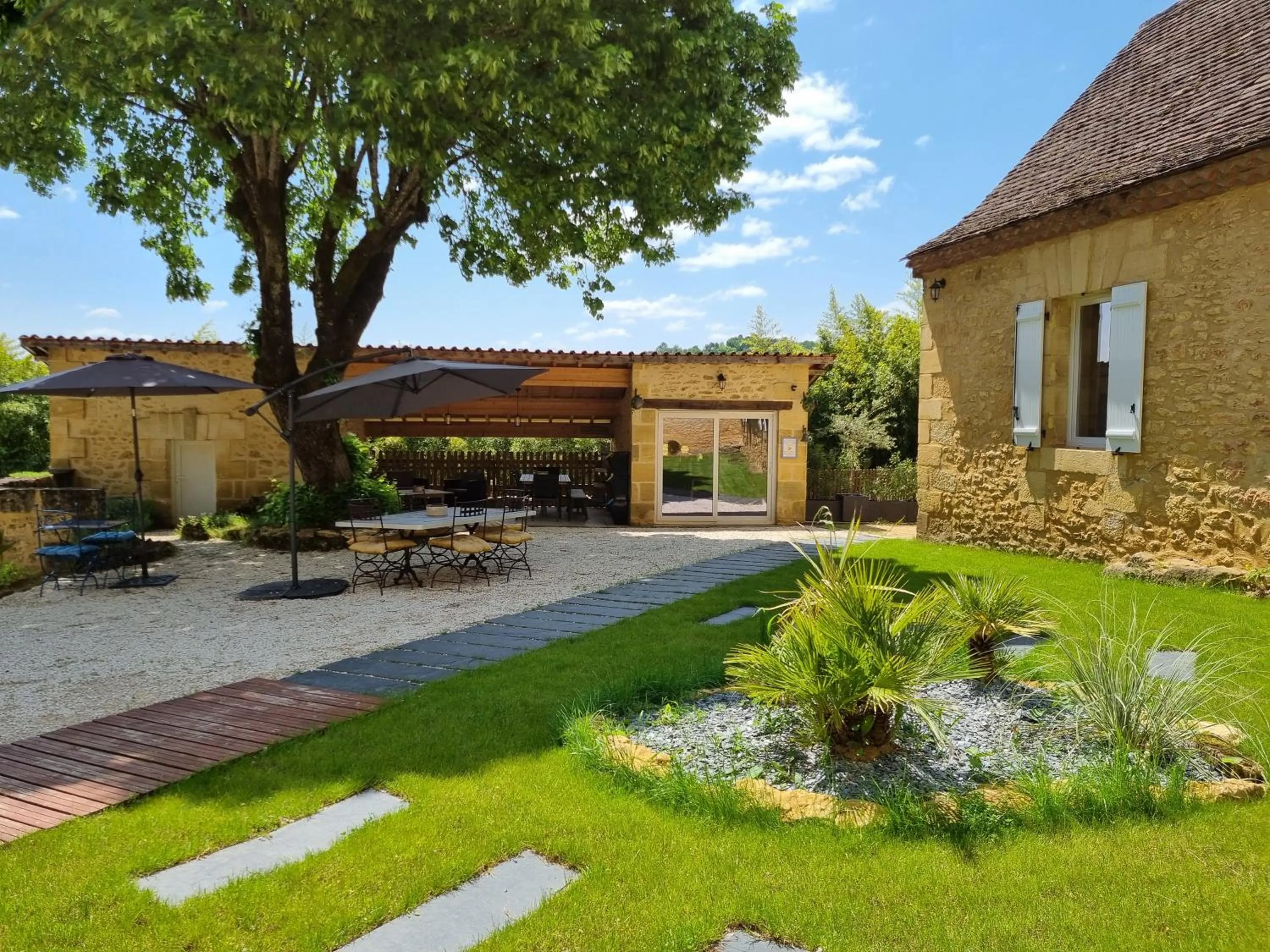 Garden in Le Clos de la Canéda