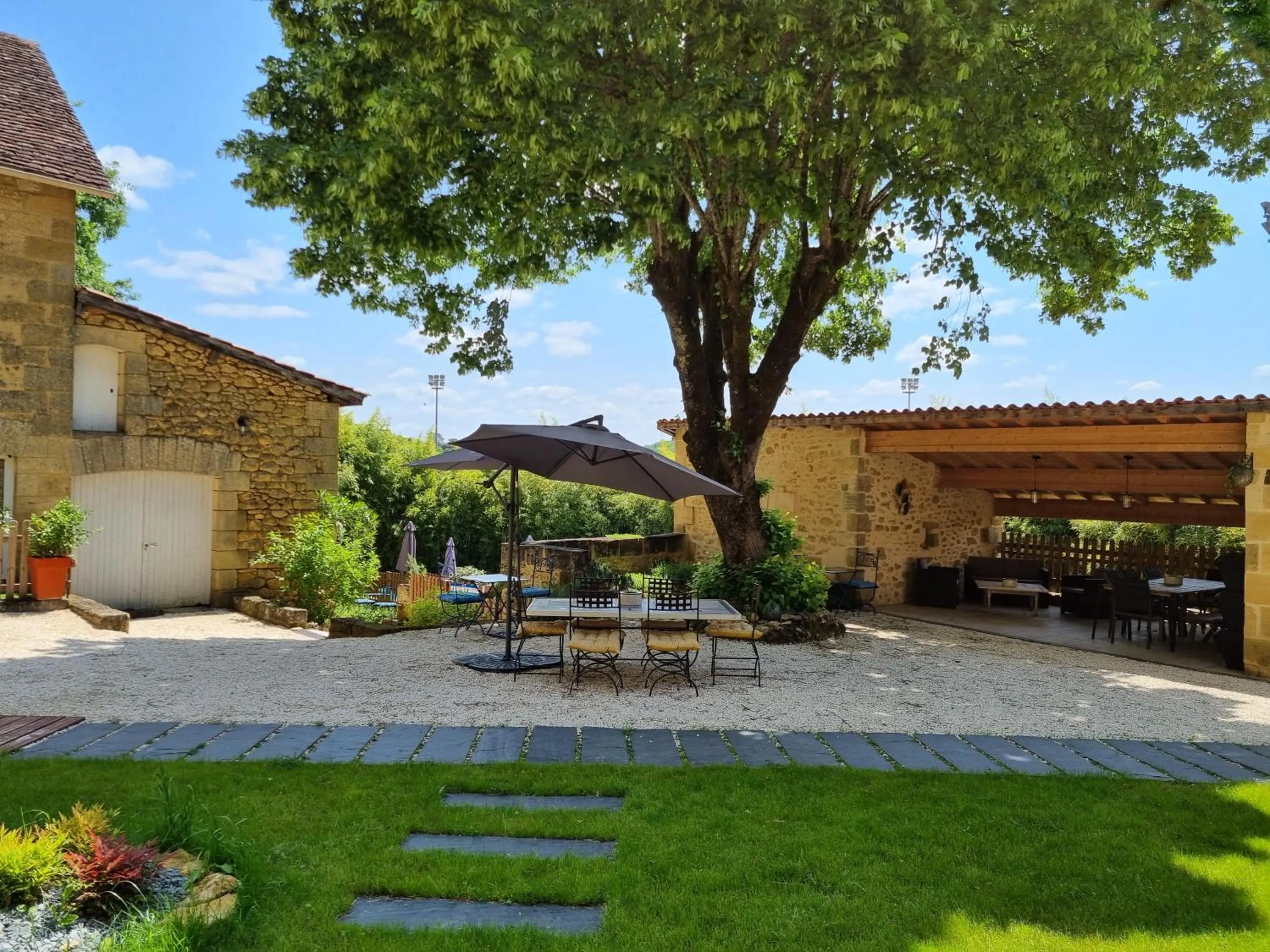 Patio in Le Clos de la Canéda