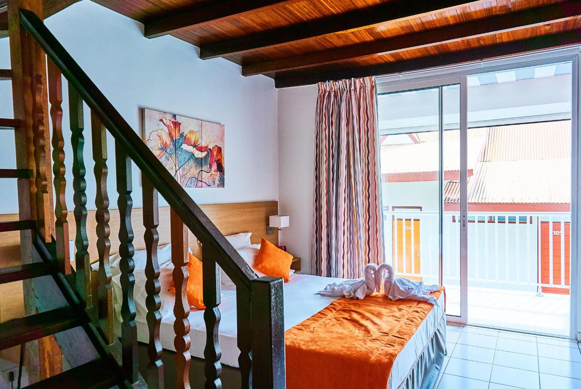 Balcony/Terrace in The Originals City, Hôtel Belova, Cayenne Sud