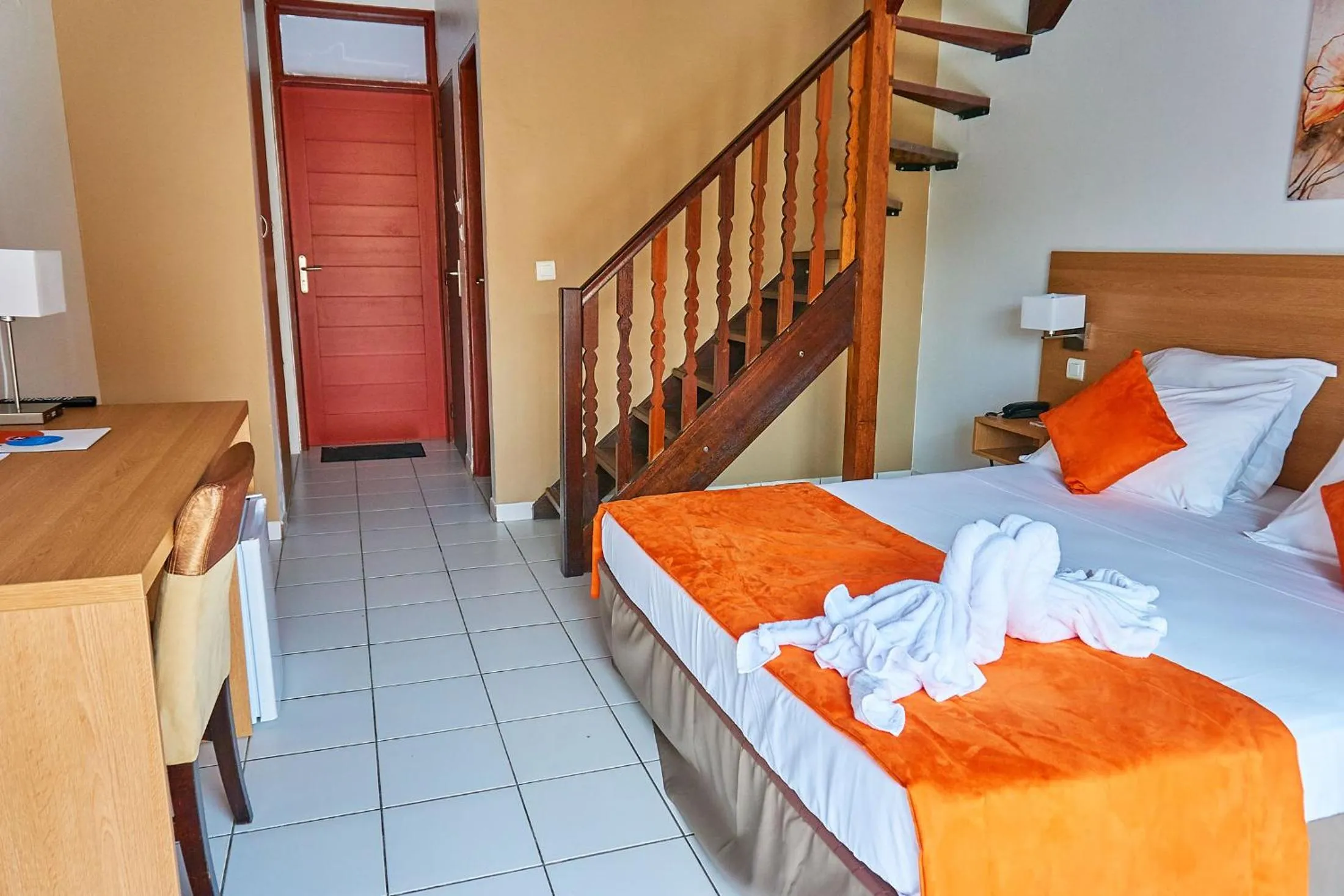 Bedroom, Bed in The Originals City, Hôtel Belova, Cayenne Sud