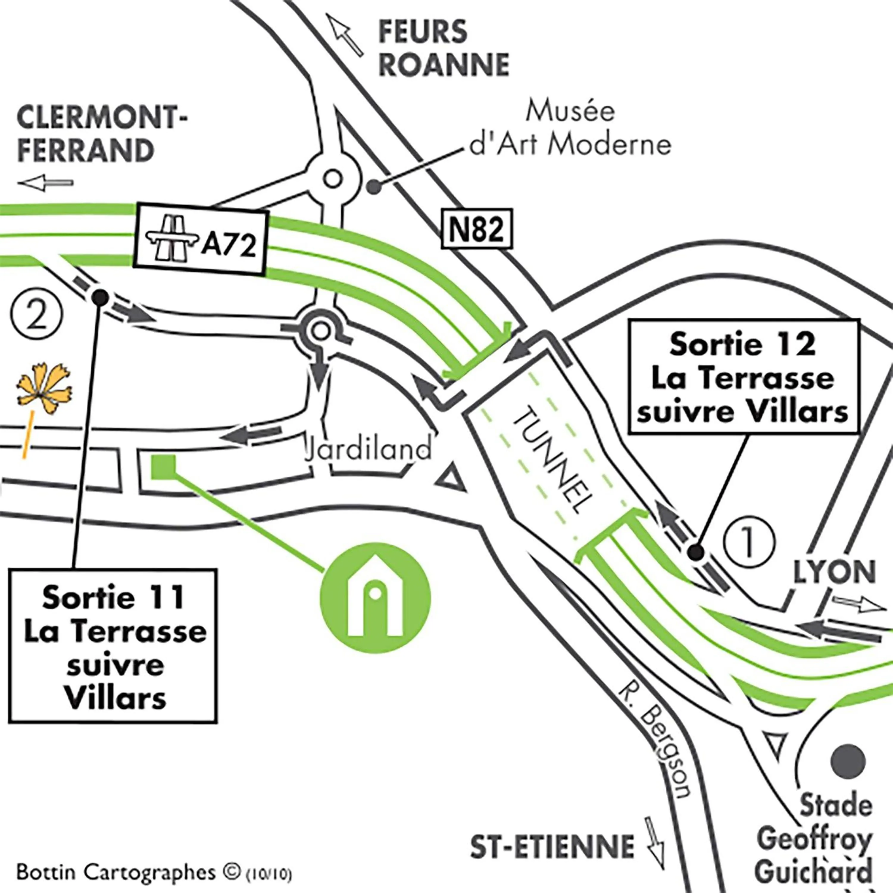 Property logo or sign in Campanile Saint-Étienne Nord La Terrasse