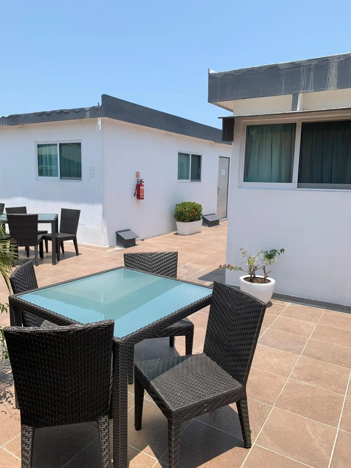 Balcony/Terrace in Container Inn Hotel Aeropuerto